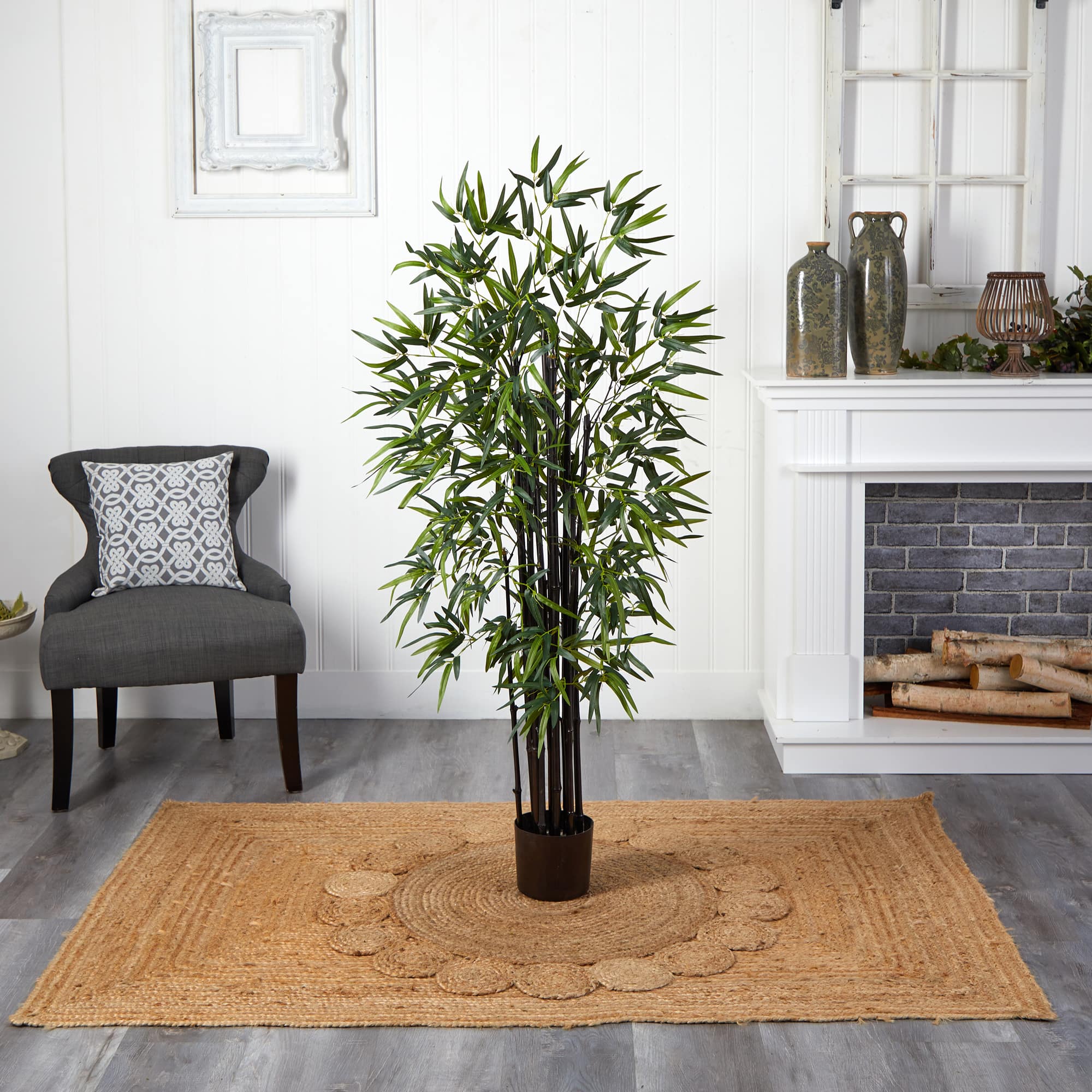 5ft. Potted Black Bamboo Tree