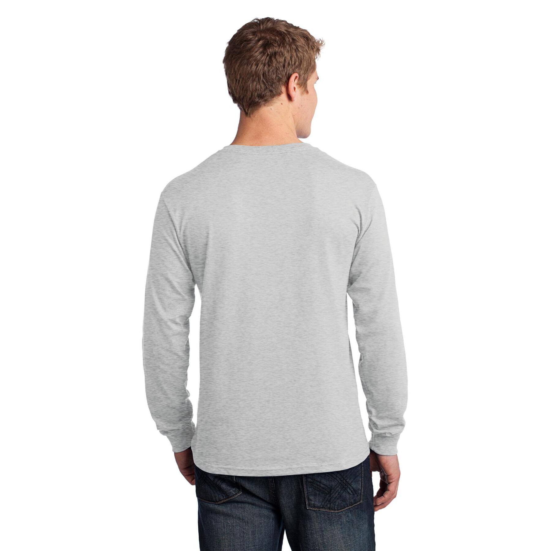 Port & Company® Core Cotton Long Sleeve Crew Neck T-Shirt