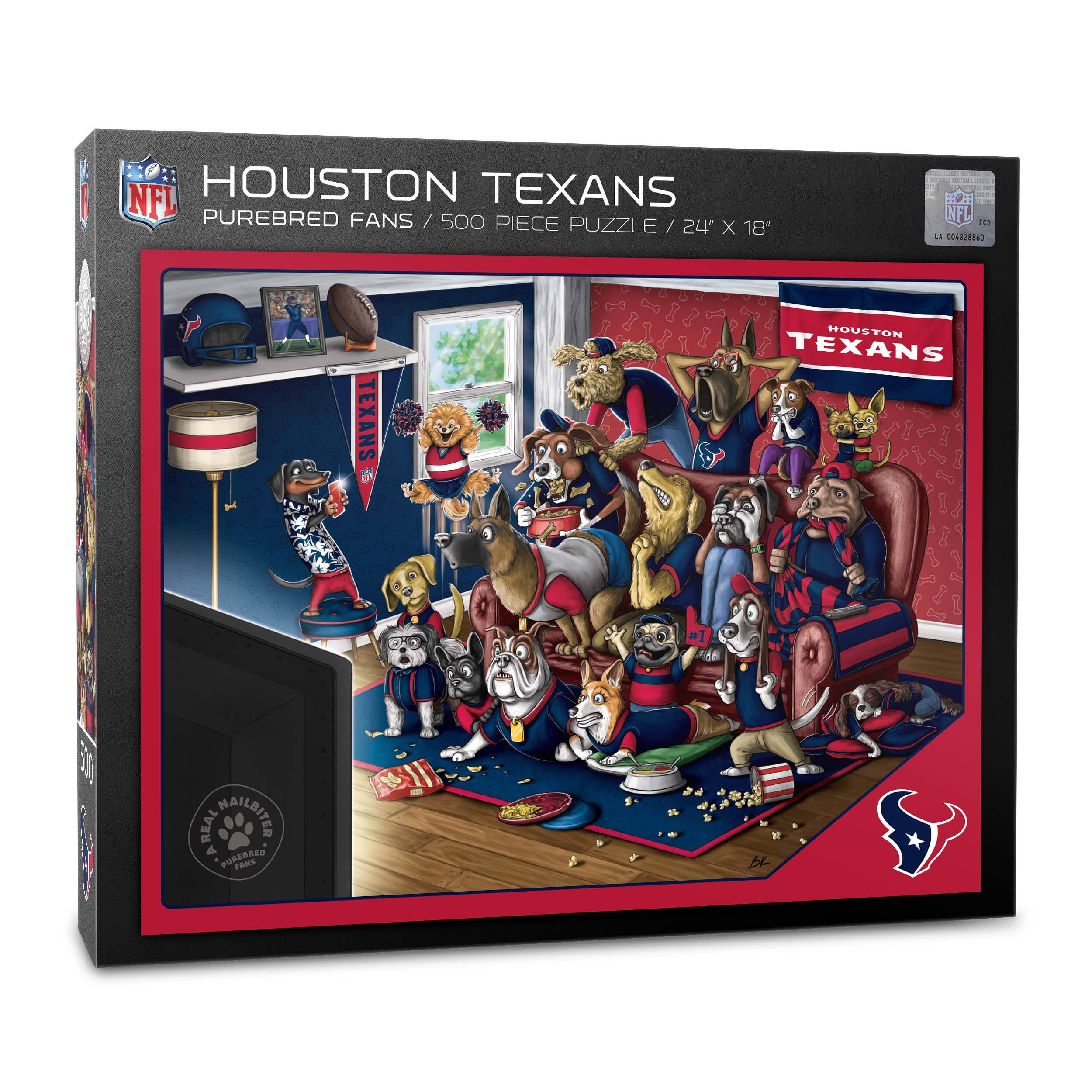 NFL Purebred Fans A Real Nailbiter 500 Piece Puzzle
