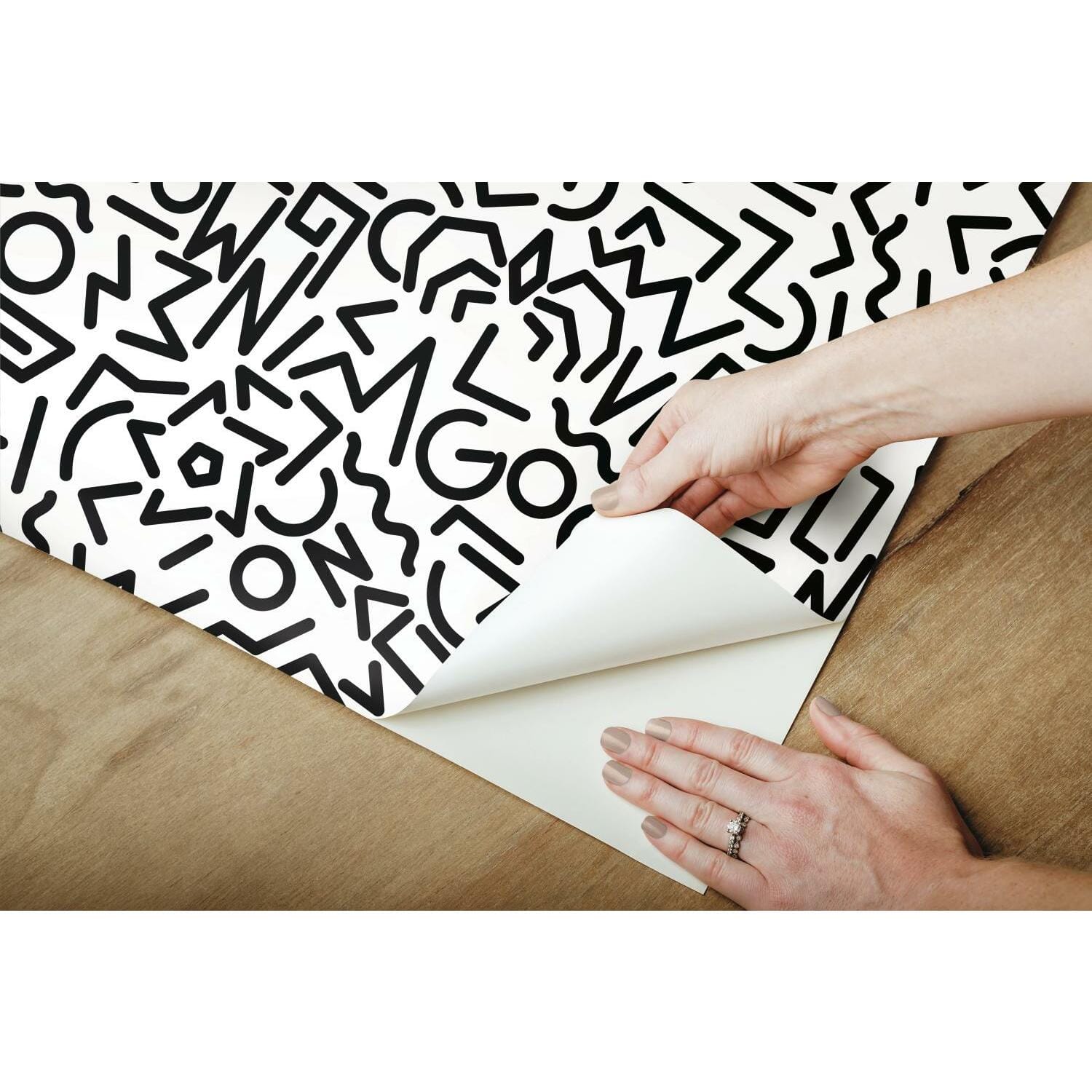 RoomMates Stranger Things Doodles Peel & Stick Wallpaper