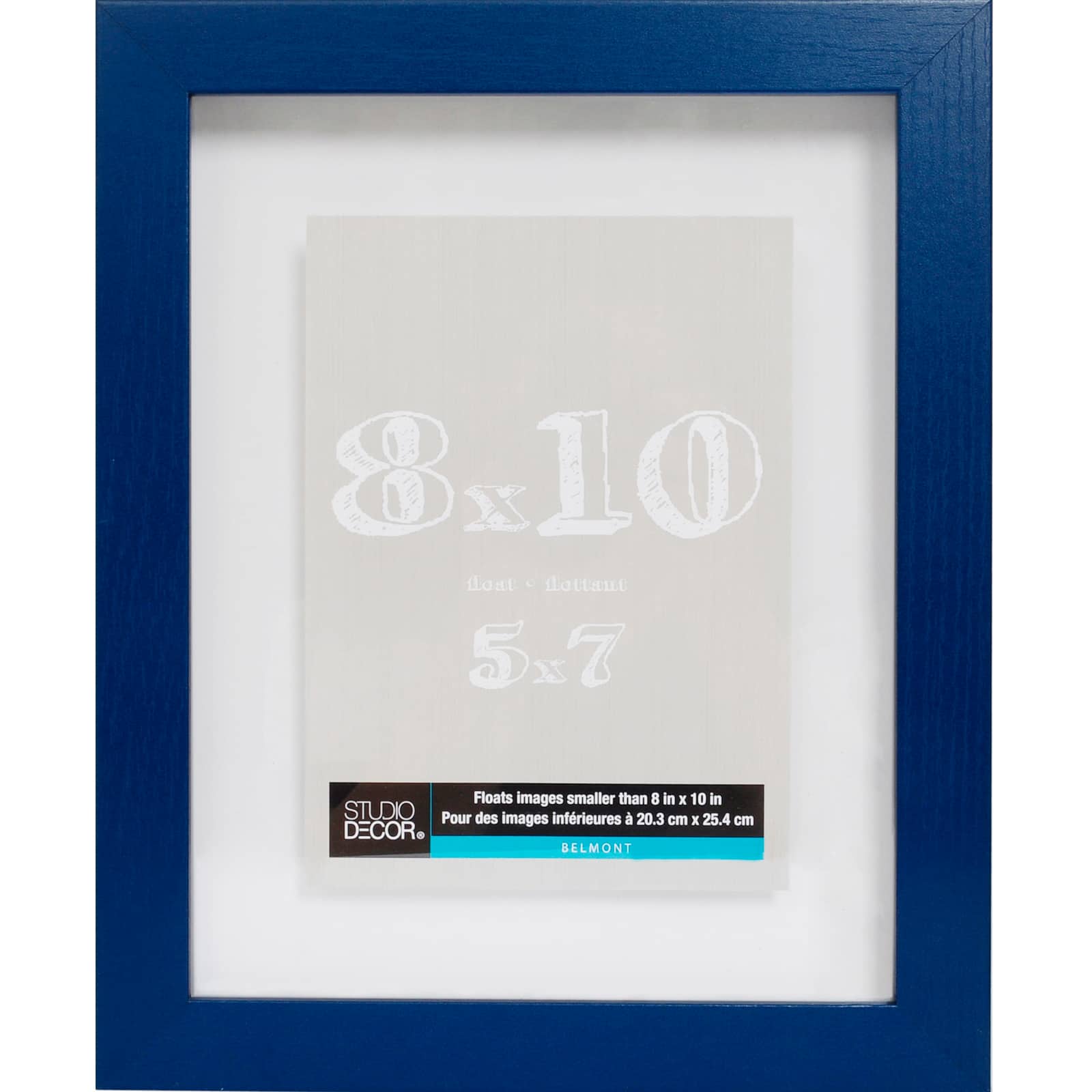 8 Pack: Sapphire Blue 8" x 10" Belmont Float Frame by Studio Décor®