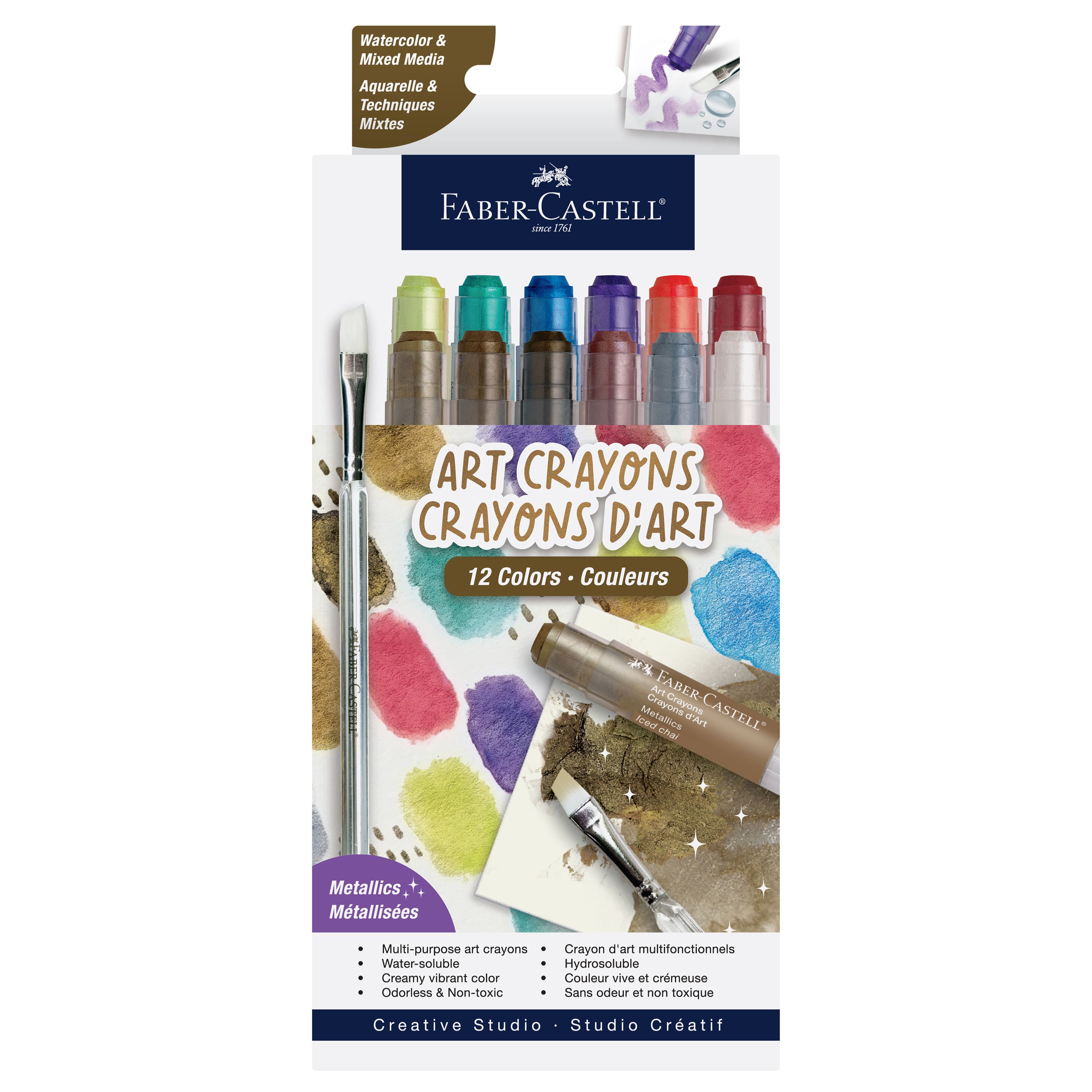 Faber-Castell&#xAE; Watercolor &#x26; Mixed Media Art Crayon Set