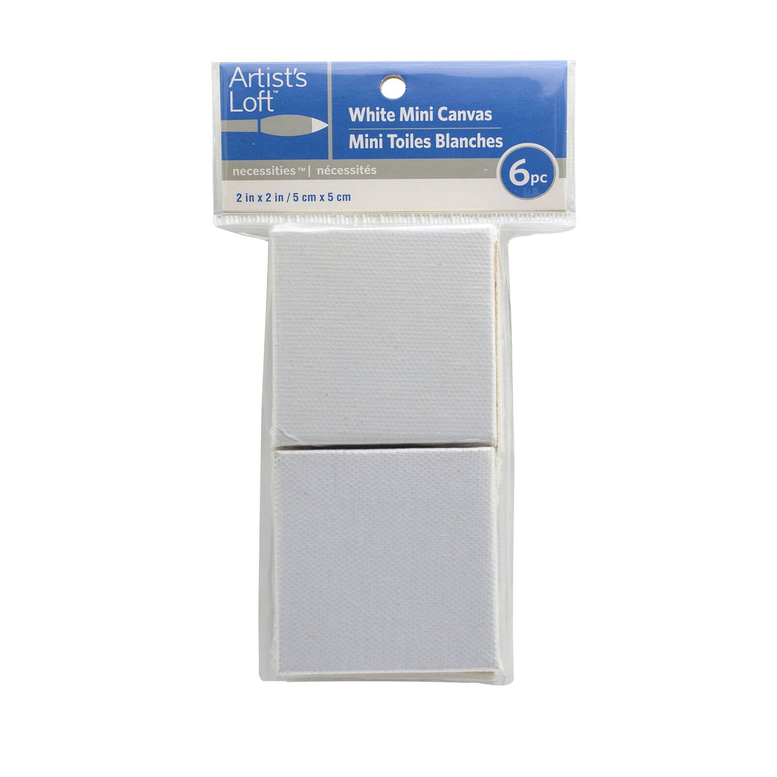 US Art Supply 2" x 2" Mini Professional Primed Stretched Canvas 72-Mini Canvases 