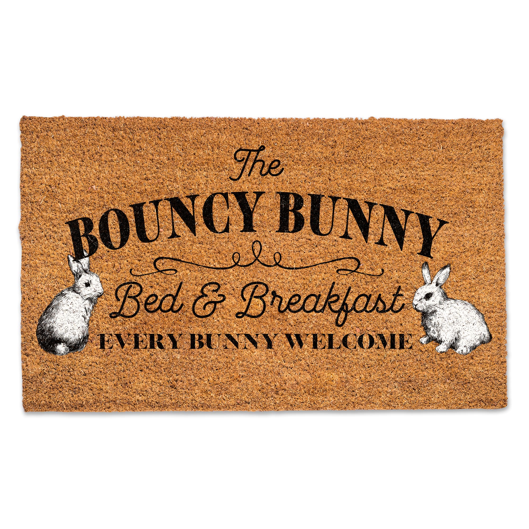 The Bouncy Bunny Bed &#x26; Breakfast Doormat