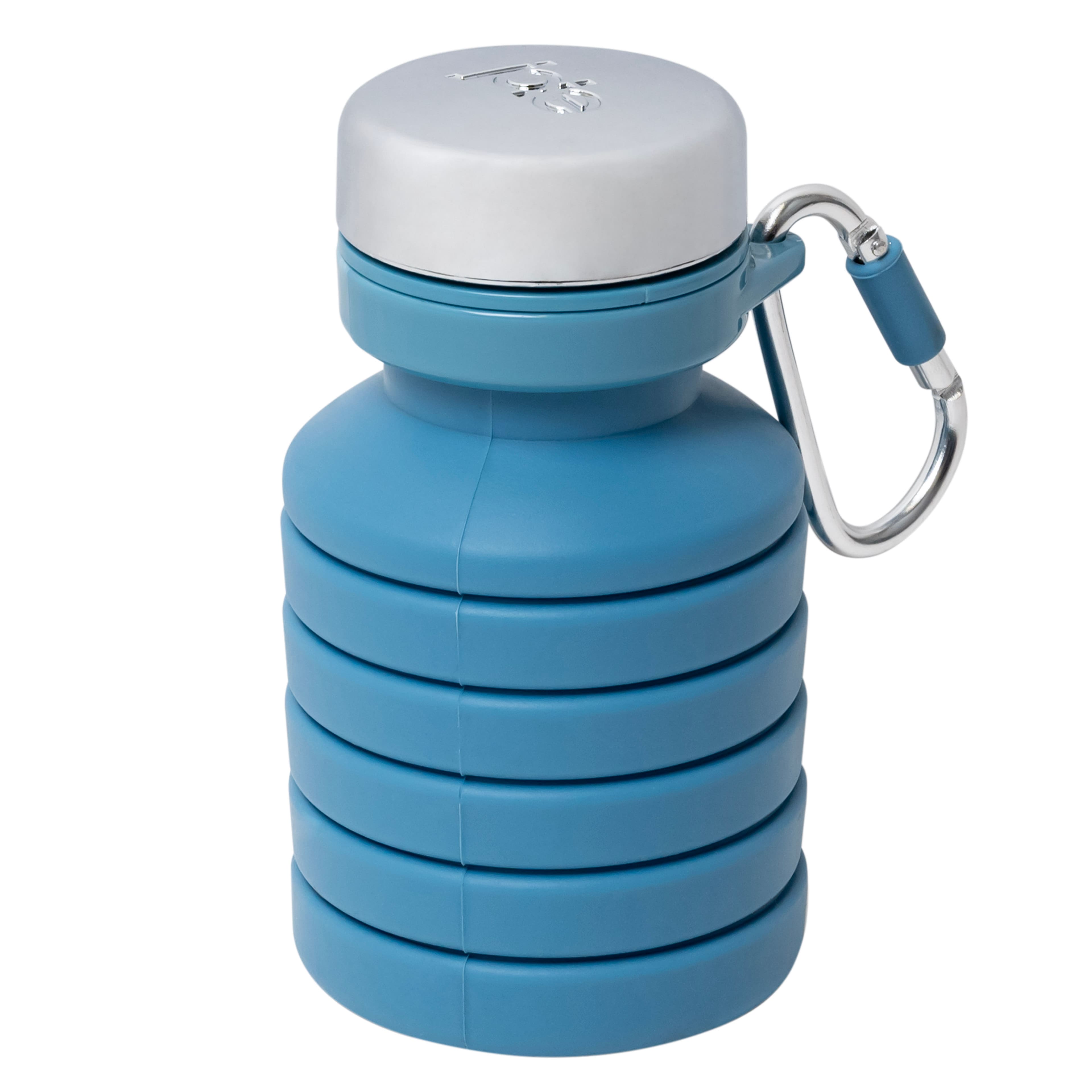 Joie Blue Collapsible On the Go Water Bottle