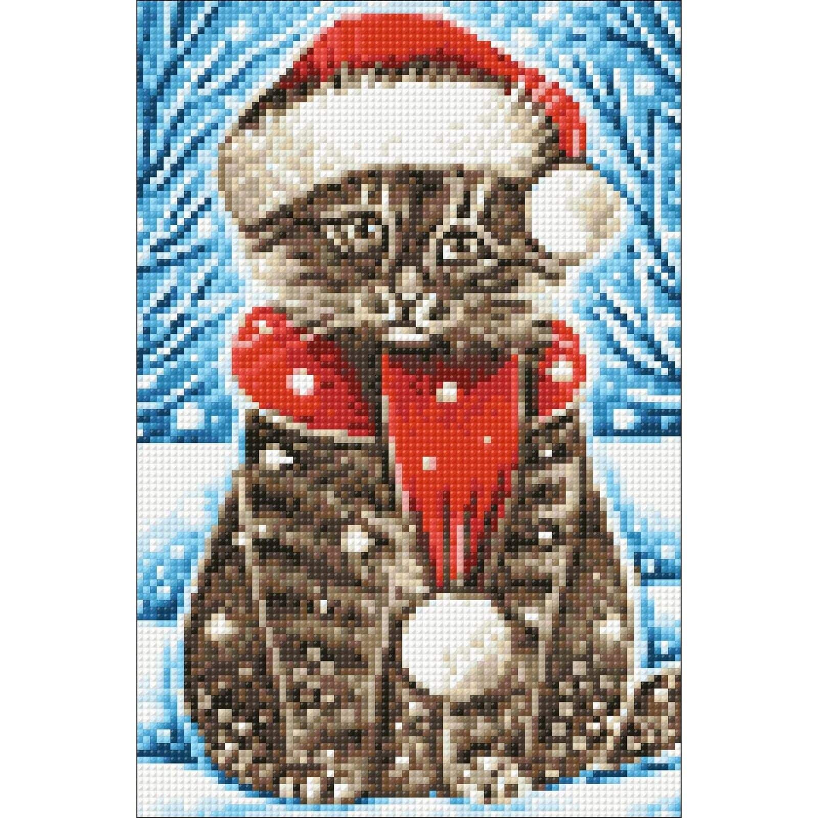 Crafting Spark Christmas Cat Diamond Painting Kit