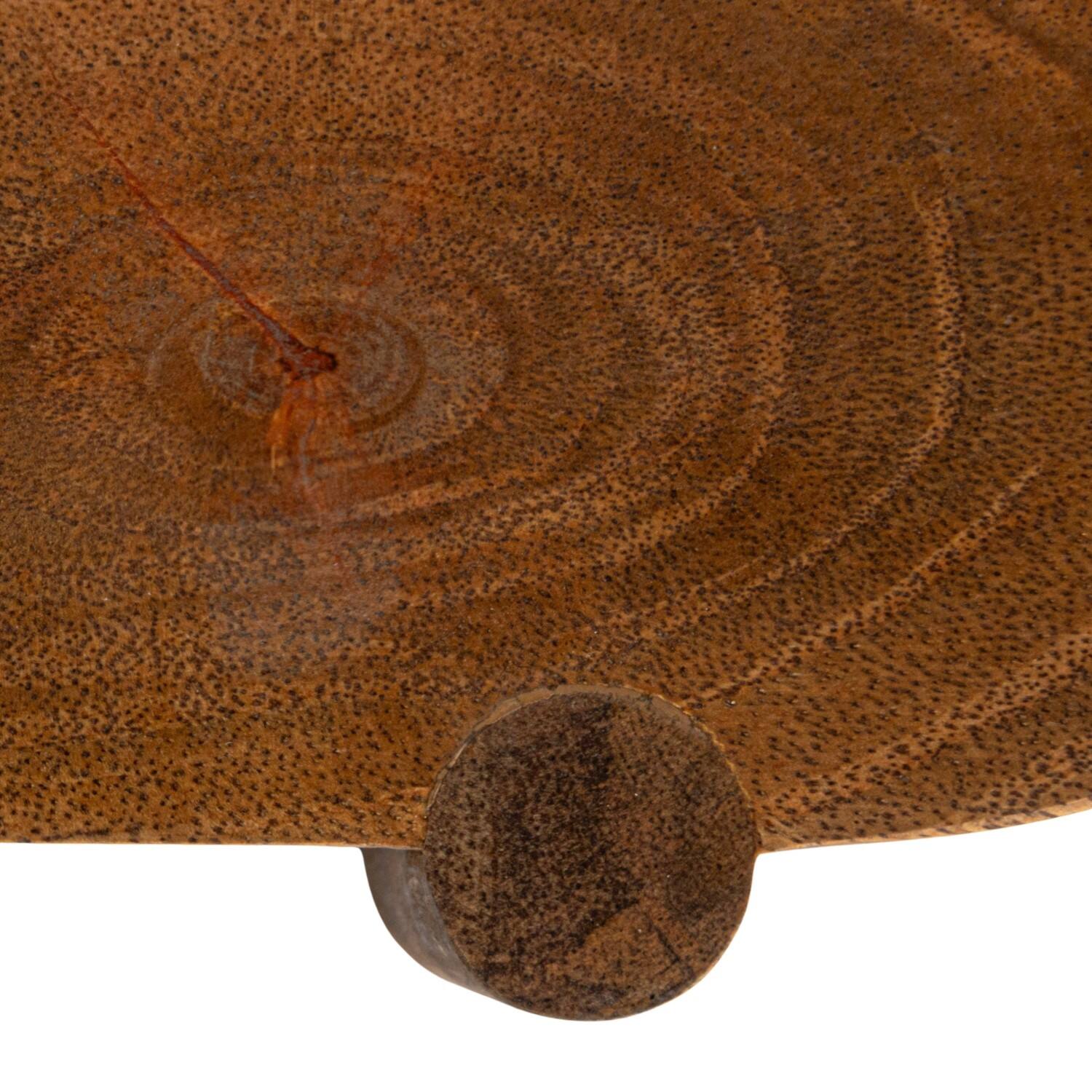 Hello Honey&#xAE; 19.5&#x22; Long Natural Mango Wood Footed Pedestal