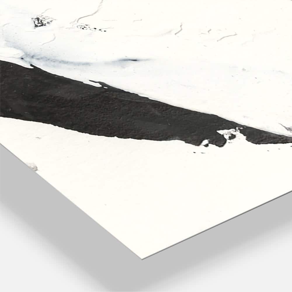 Designart Glam Painted Arcs II Modern 3 Panel Wall Clock