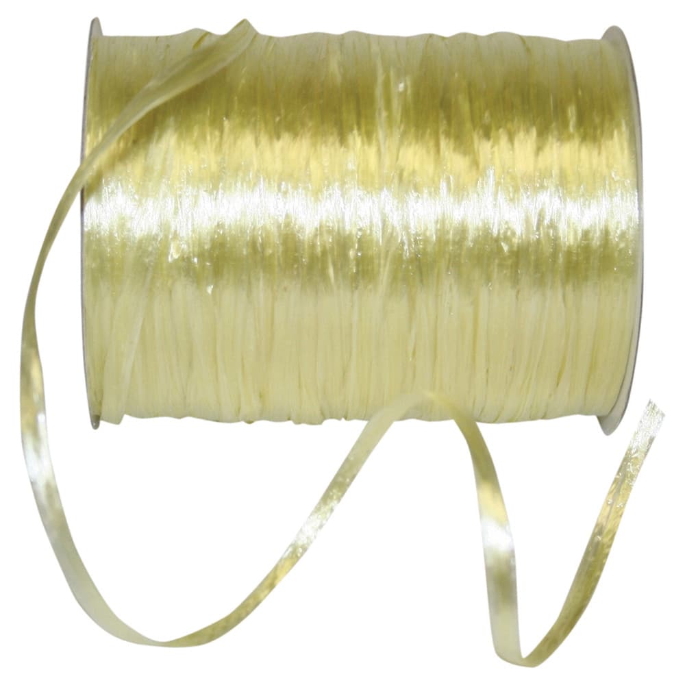 JAM Paper 1/4&#x22; Raffia Pearl Ribbon