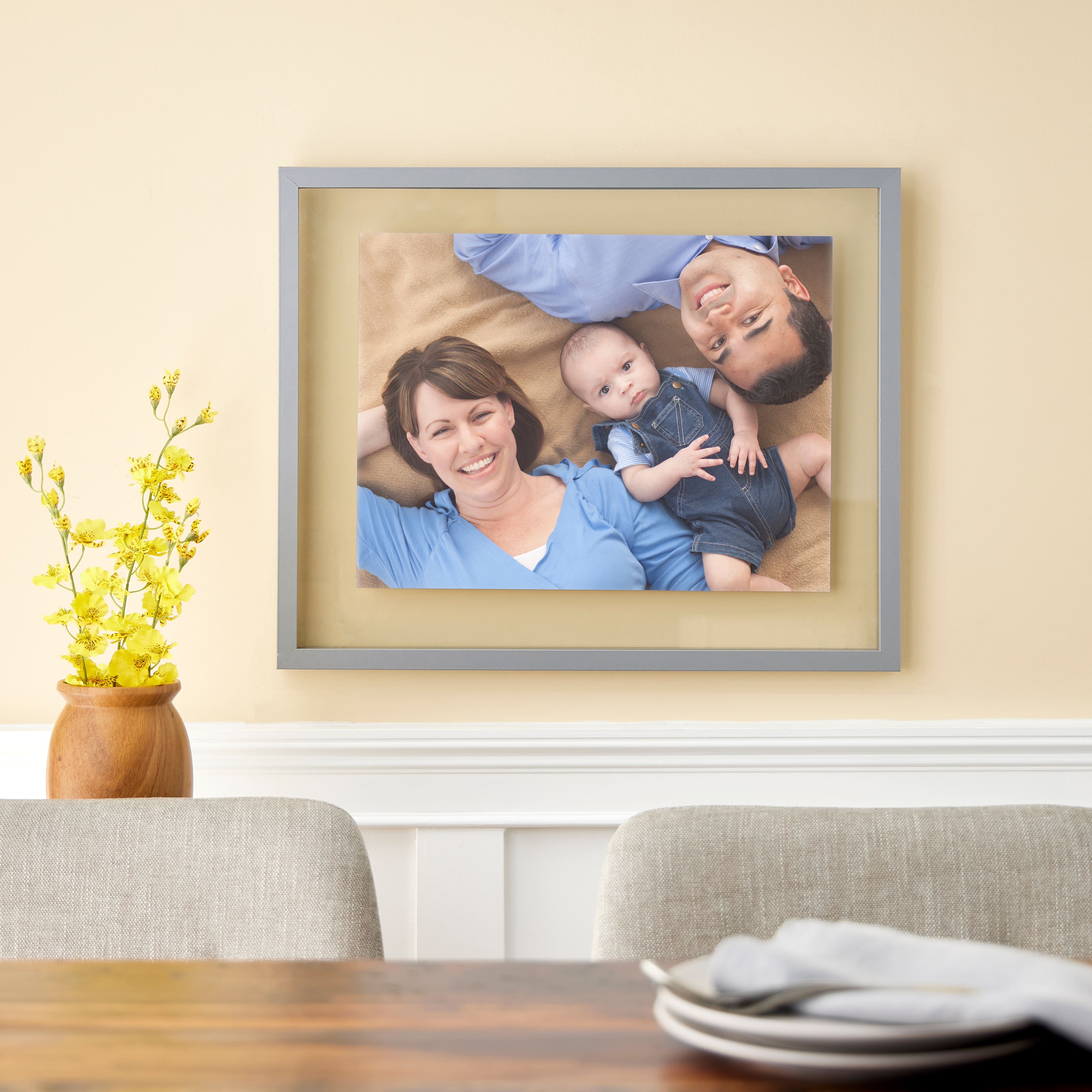 6 Pack: Gray Float Frame by Studio D&#xE9;cor&#xAE;