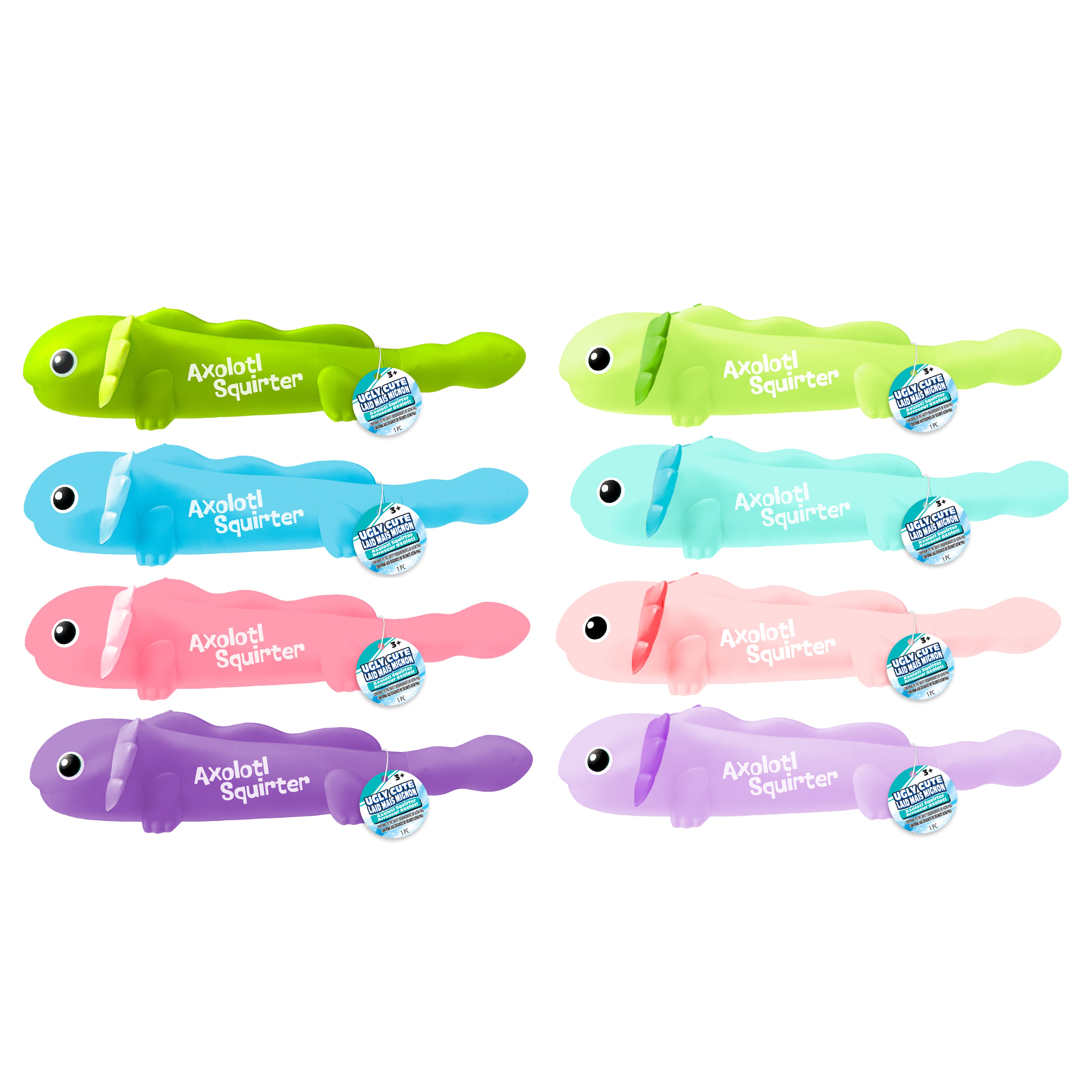 Assorted Ja-Ru&#xAE; Ugly Cute Axolotl Squirter, 1pc.