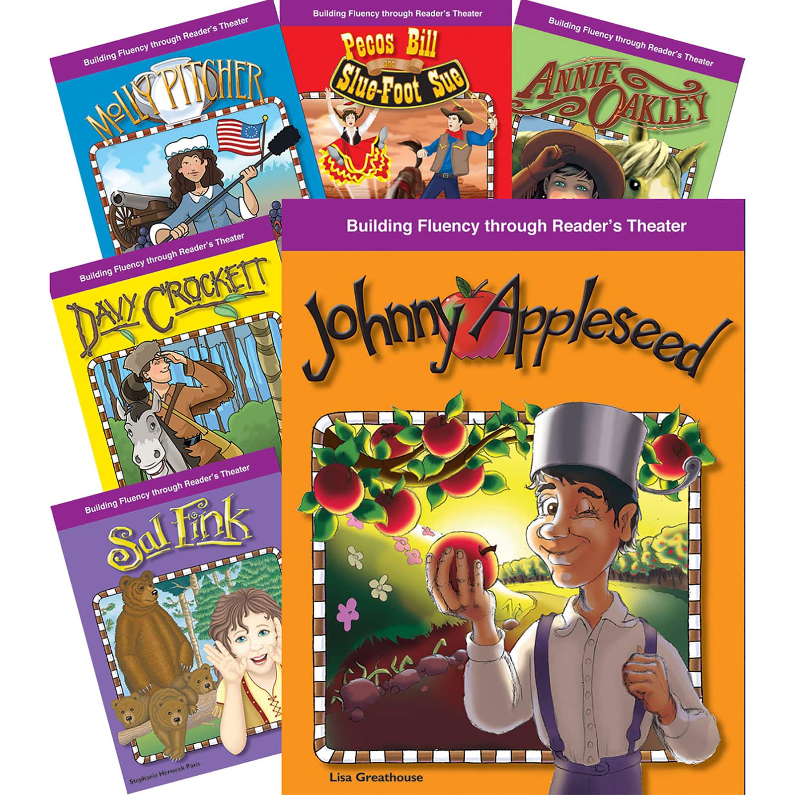 Shell Education Reader&#x27;s Theater American Tall Tales &#x26; Legends Book Set