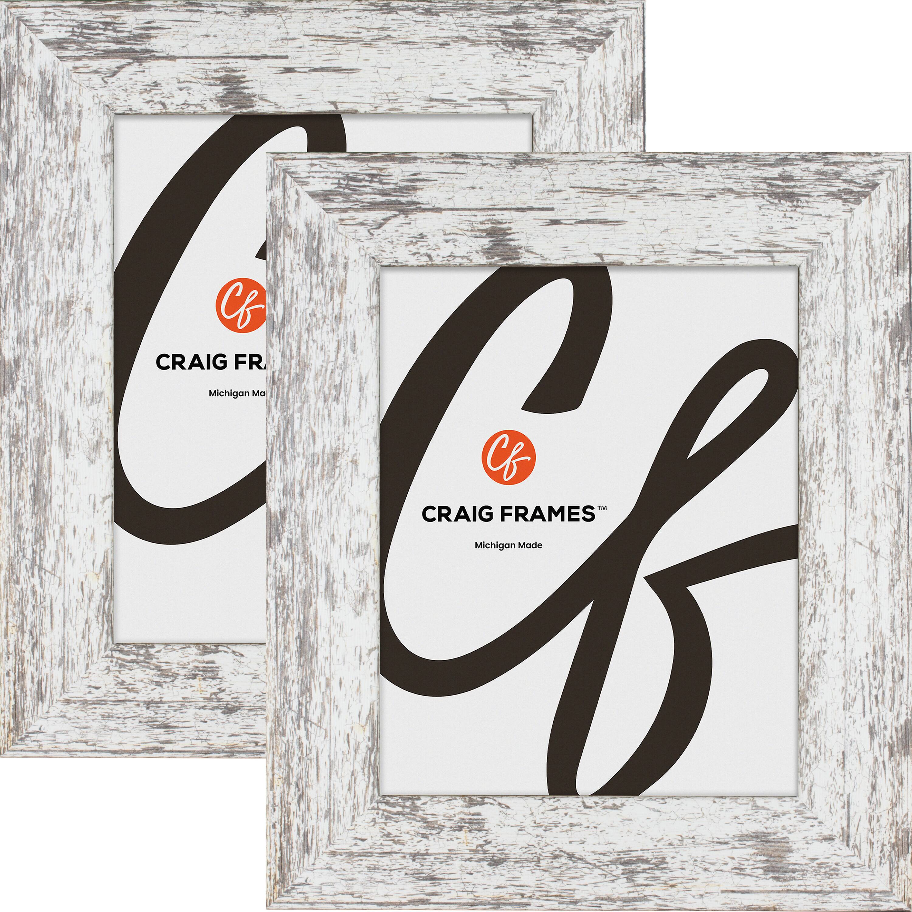2 Pack Craig Frames American Barn Alabaster White Picture Frame