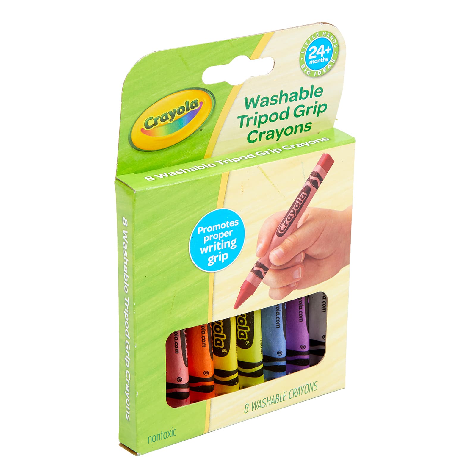 Crayola&#xAE; Washable Tripod Grip Crayons, 8 Packs of 8