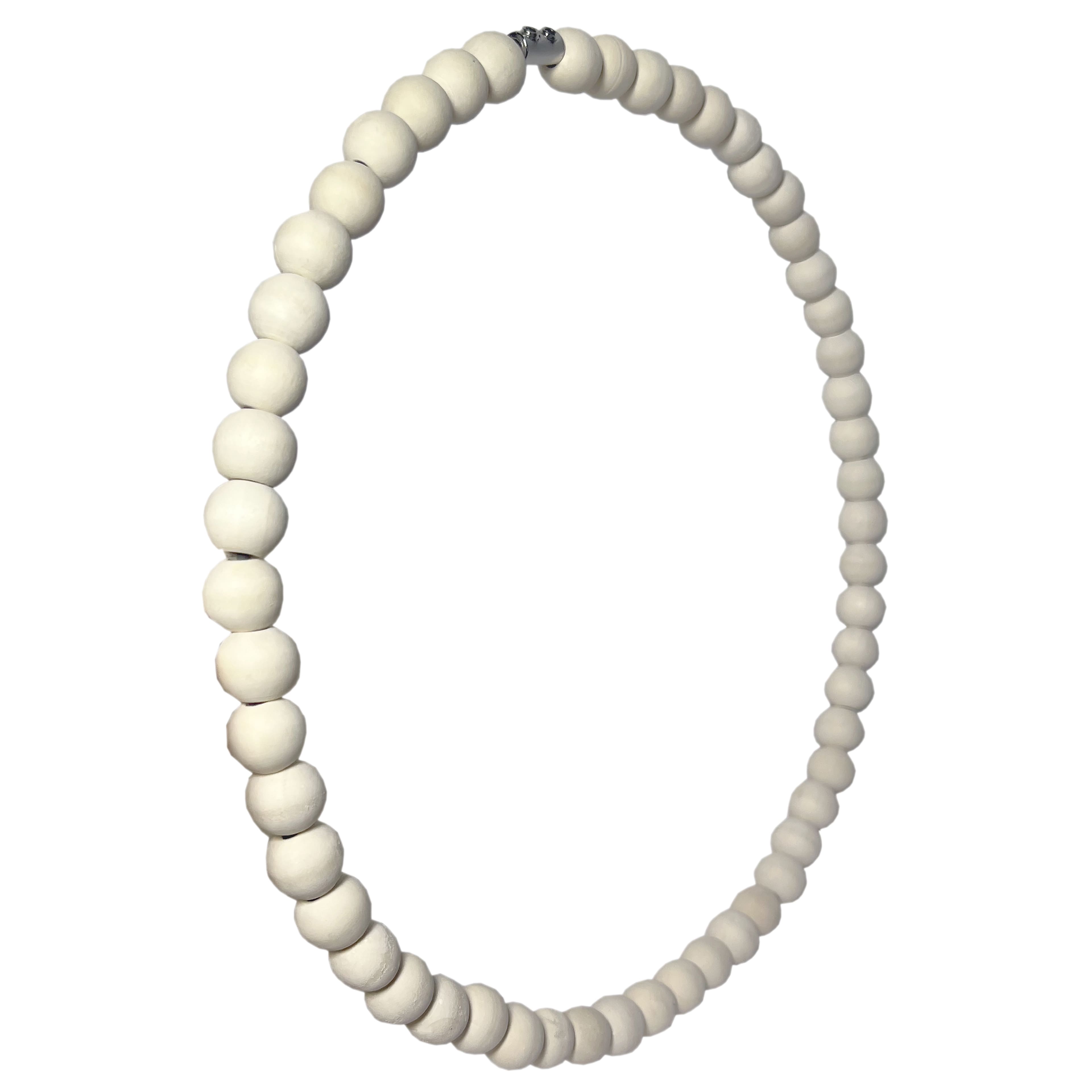 Unfinished Wood Bead Wreath