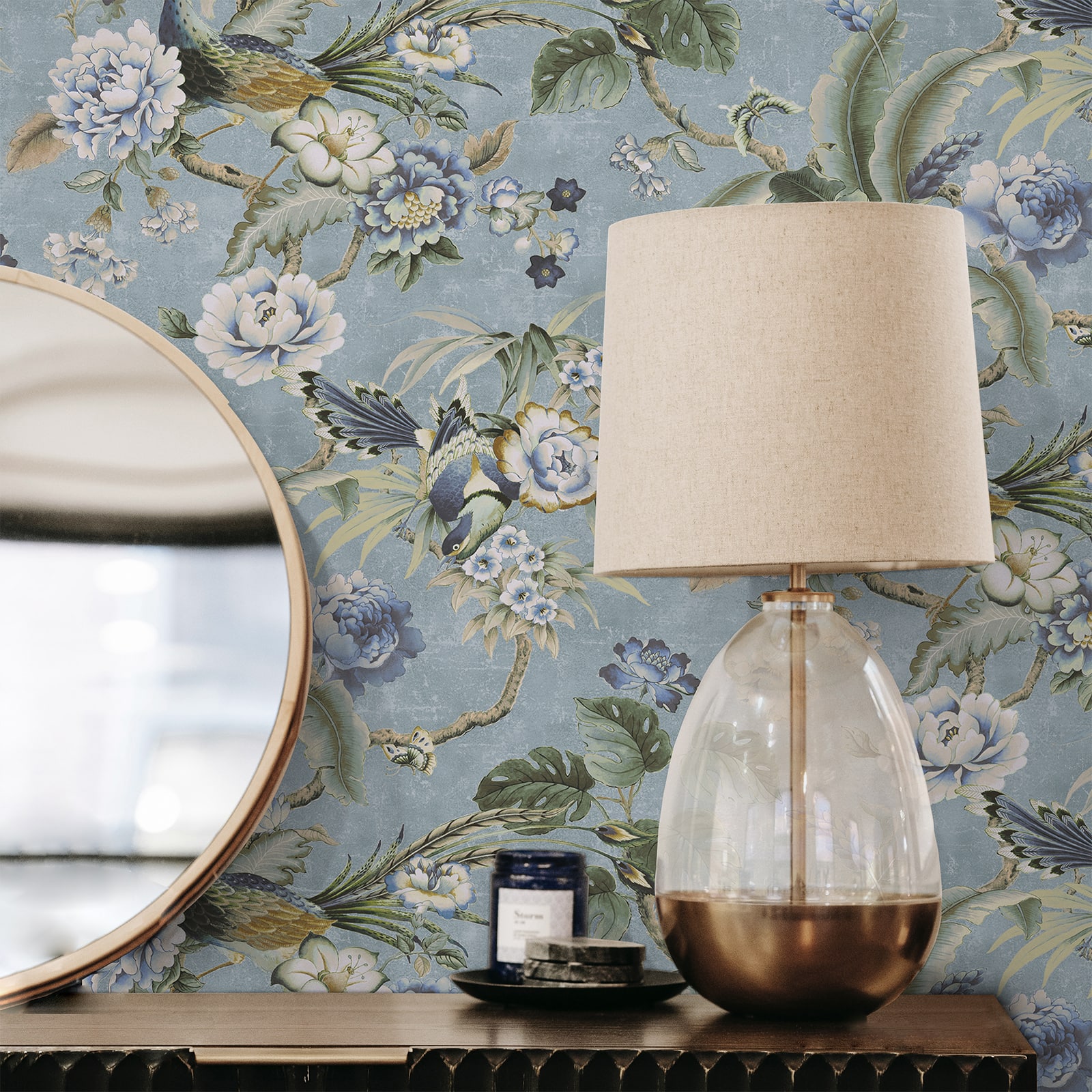 Surface Style Passerine Pavilion Peel & Stick Wallpaper