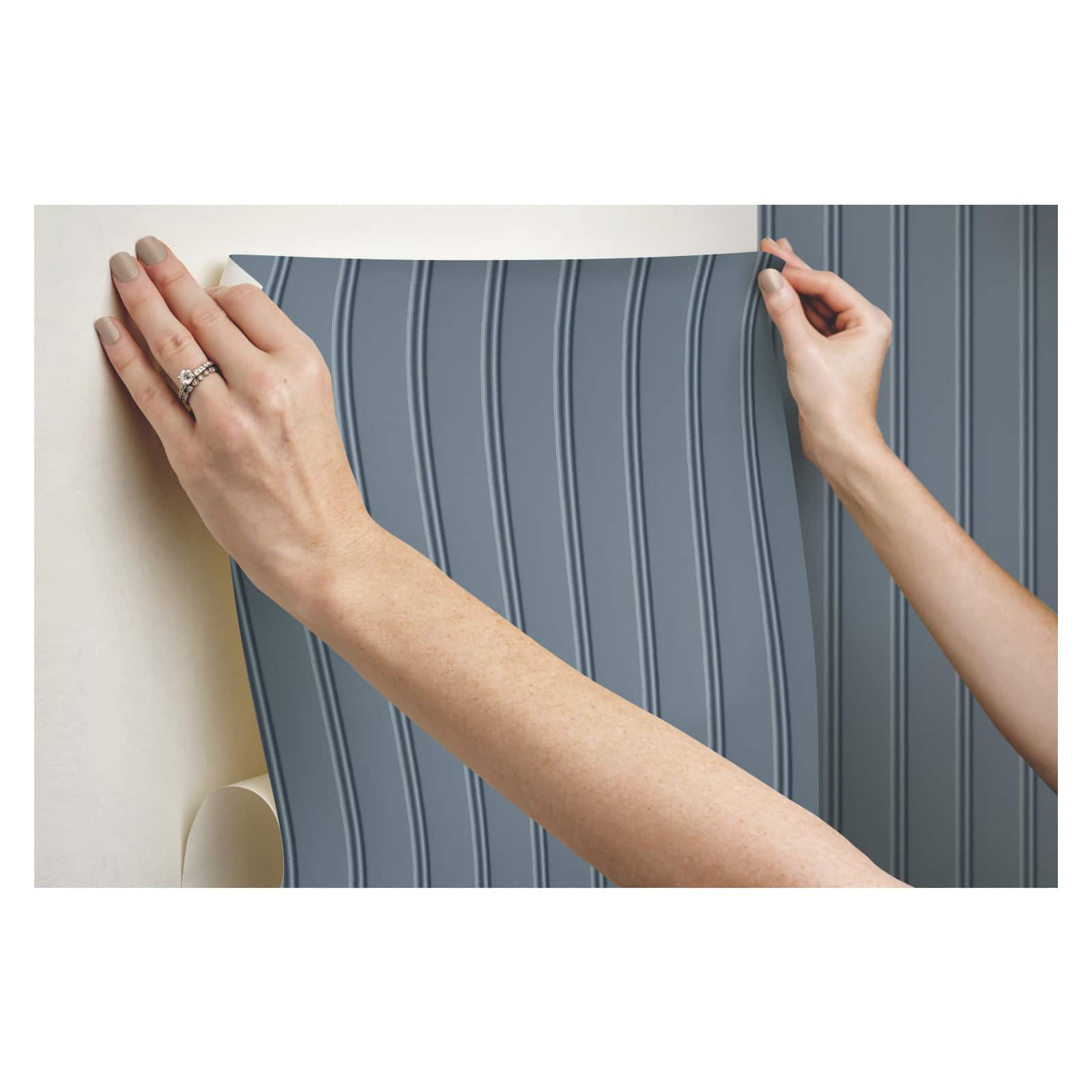RoomMates Beadboard Peel &#x26; Stick Wallpaper