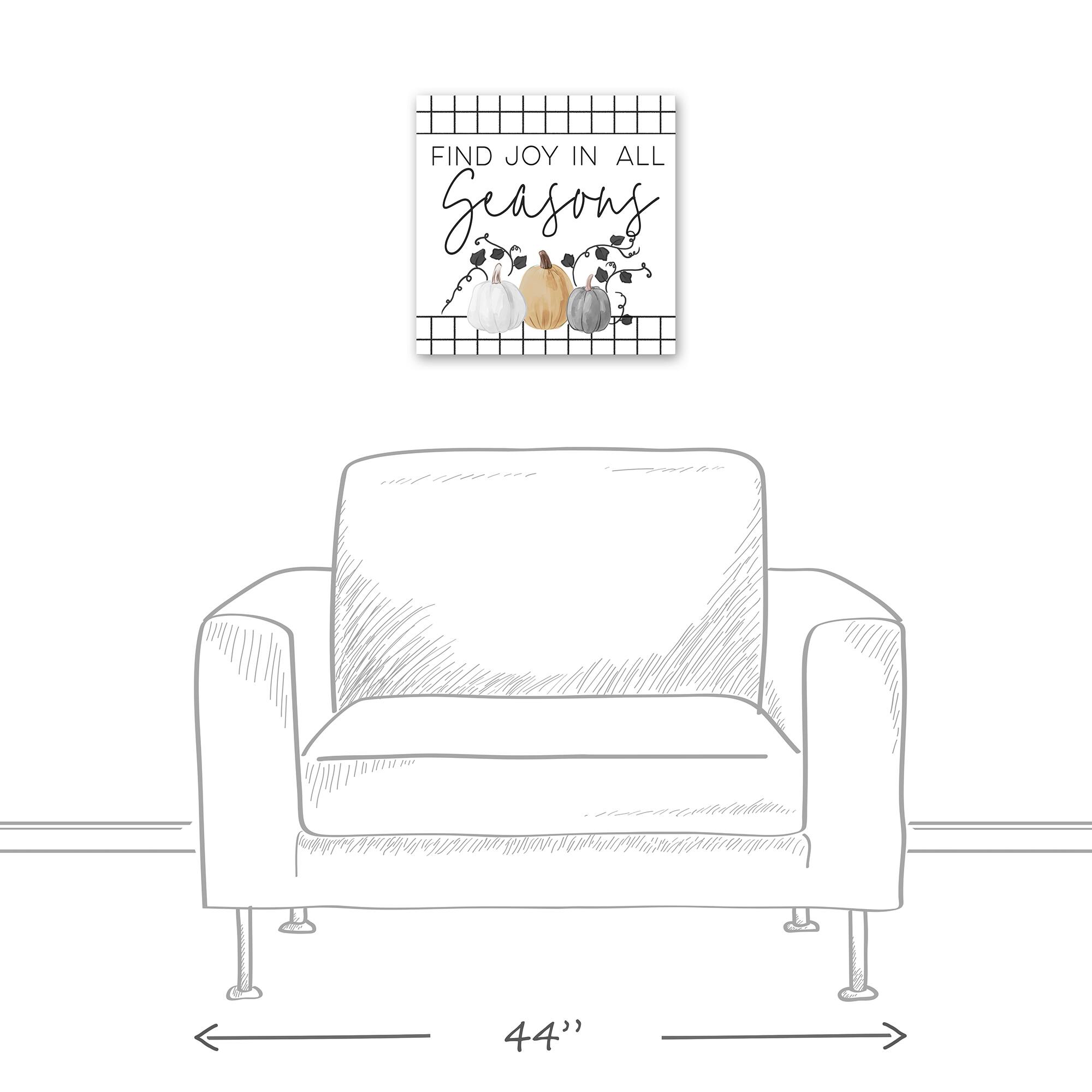 Find Joy Pumpkins Canvas Wall Art