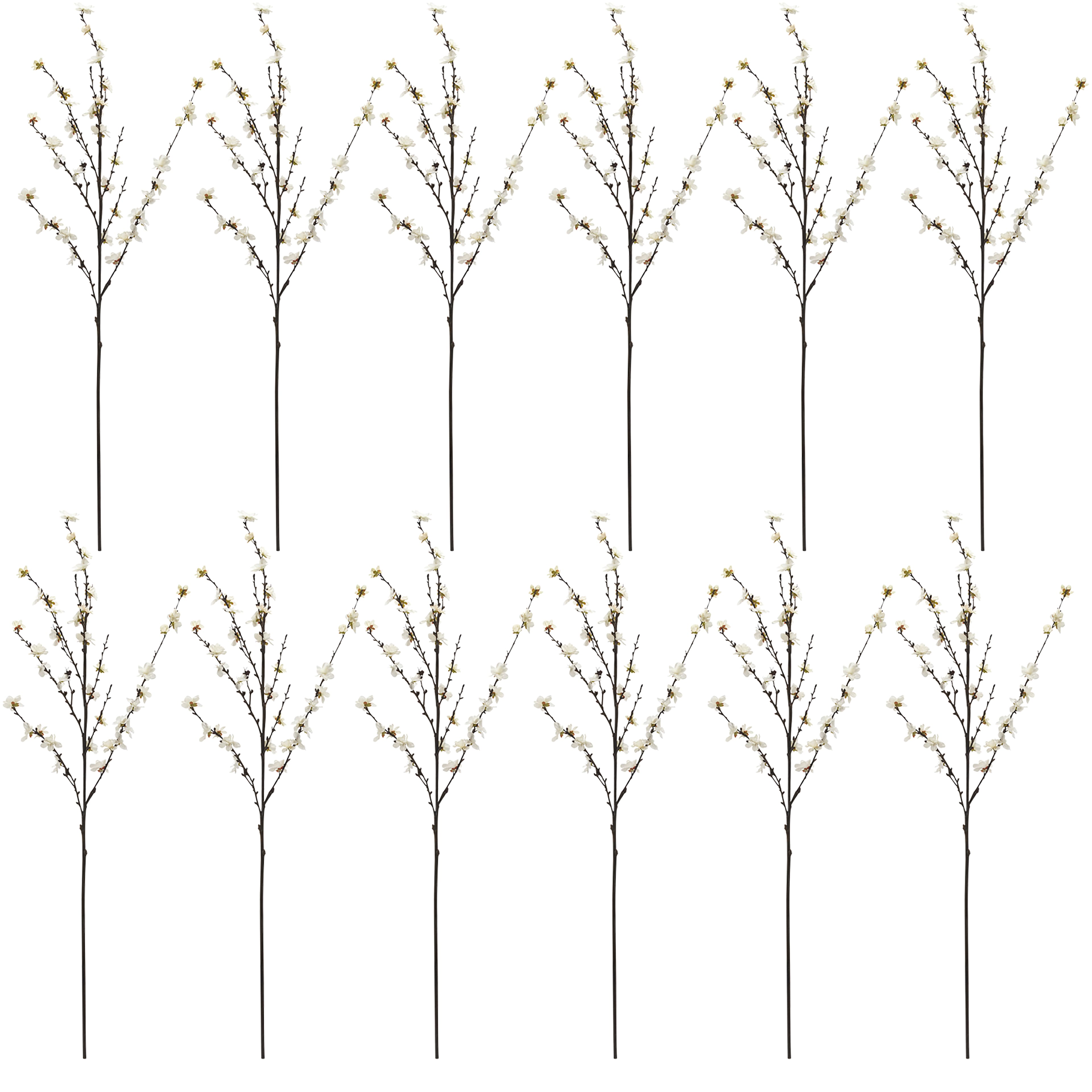12 Pack: Cream Peach Blossom Stem by Ashland®