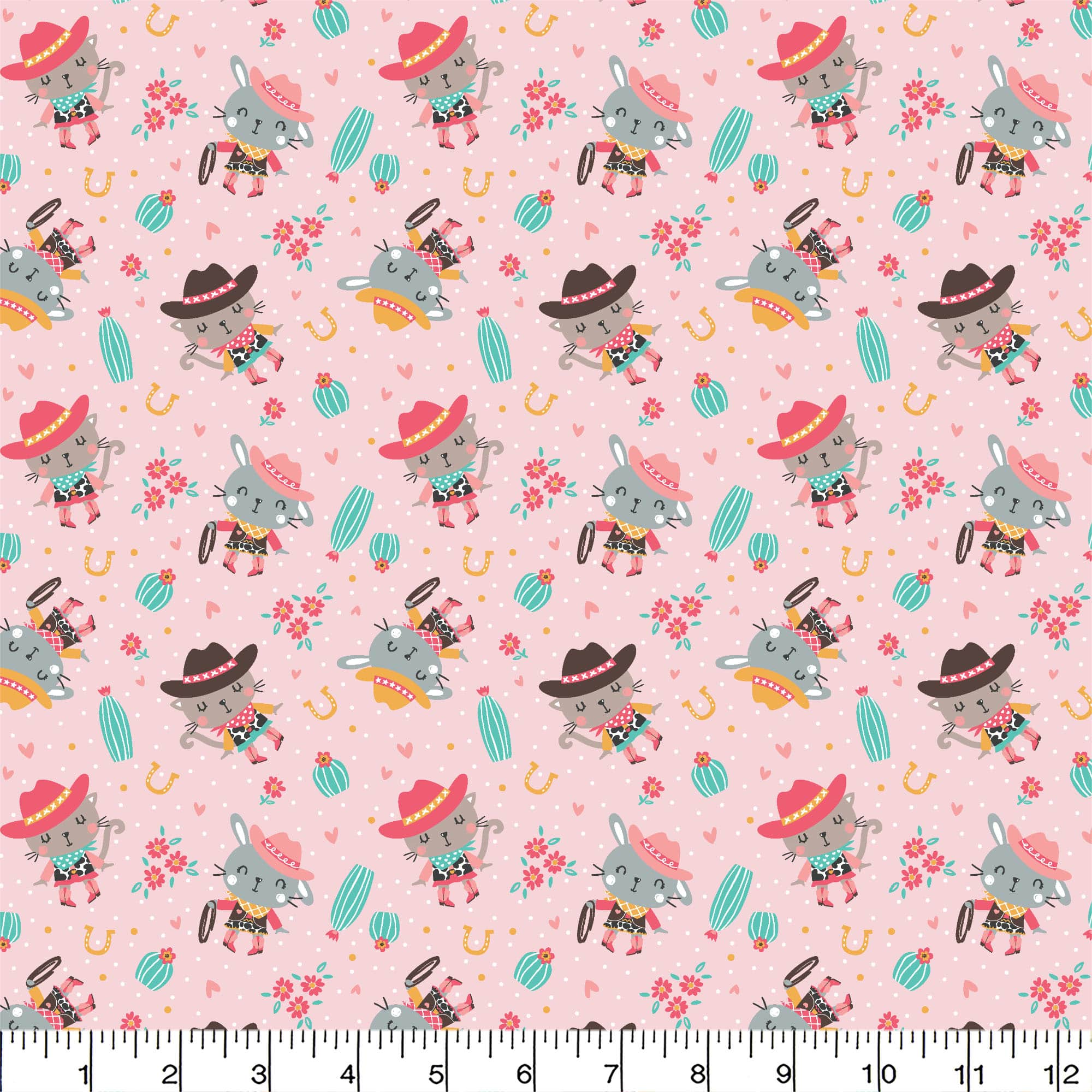 Eugene Textiles Wild West Sweethearts Flannel