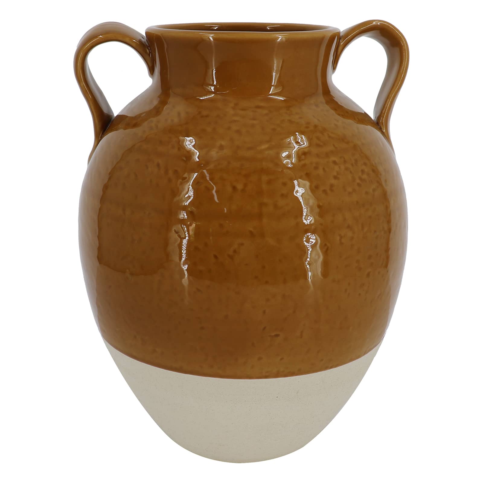 14" Brown Antique Ceramic Vase by Ashland®