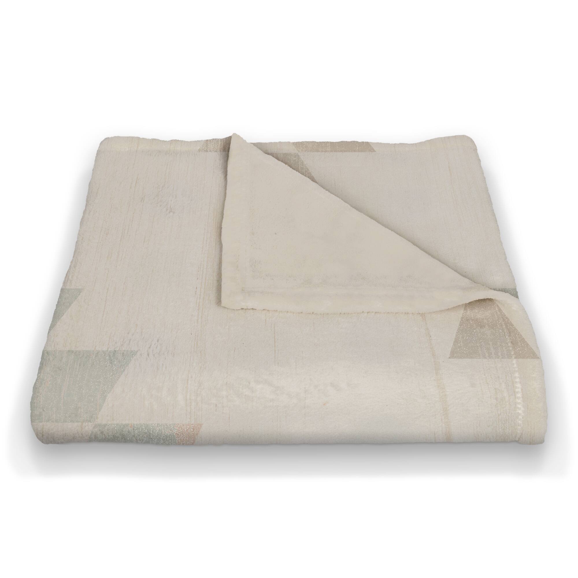 Pastel Tribal Pattern 50" x 60" Coral Fleece Blanket