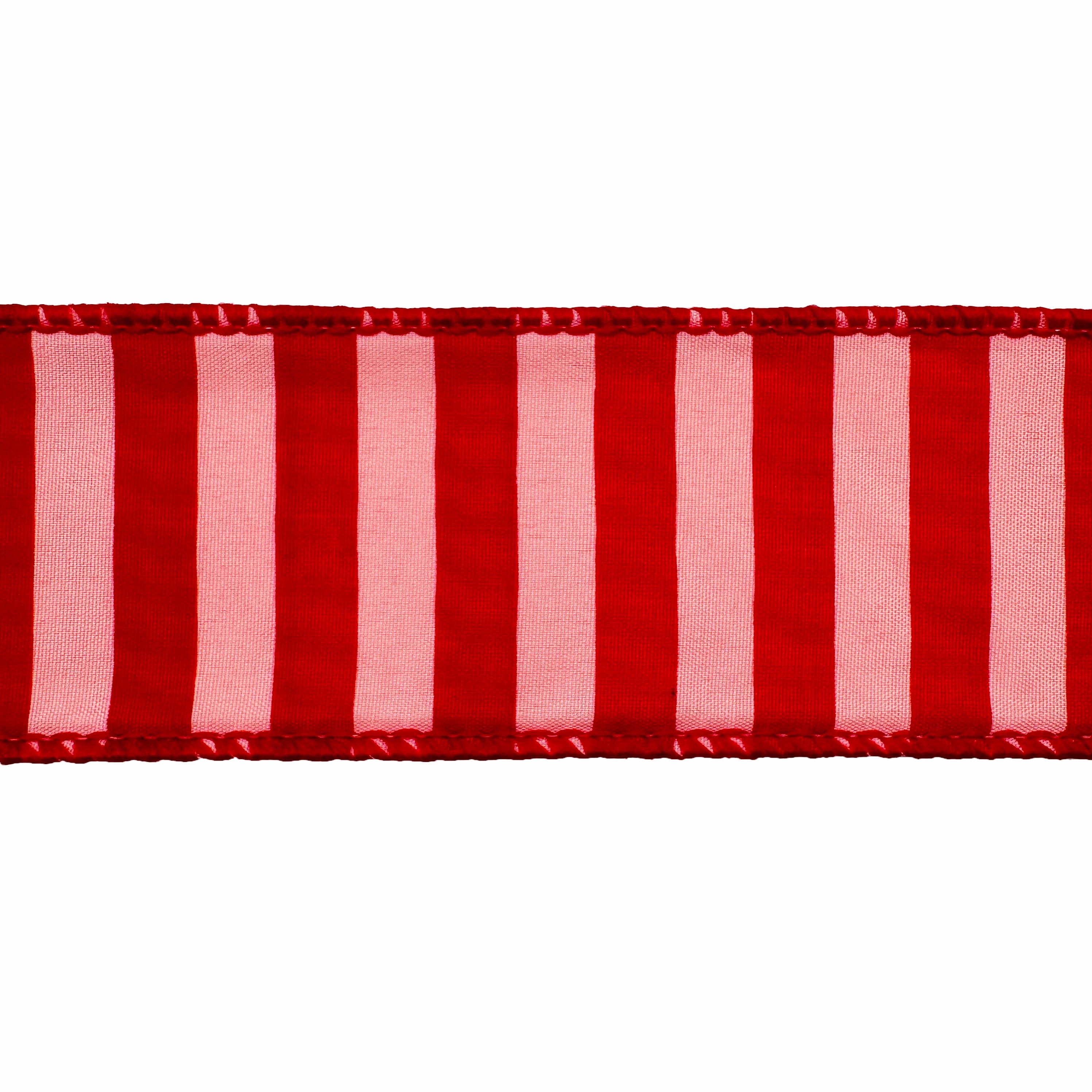 1.5&#x22; x 30ft. Holly Jolly Stripes Wired Ribbon by Celebrate It&#xAE;