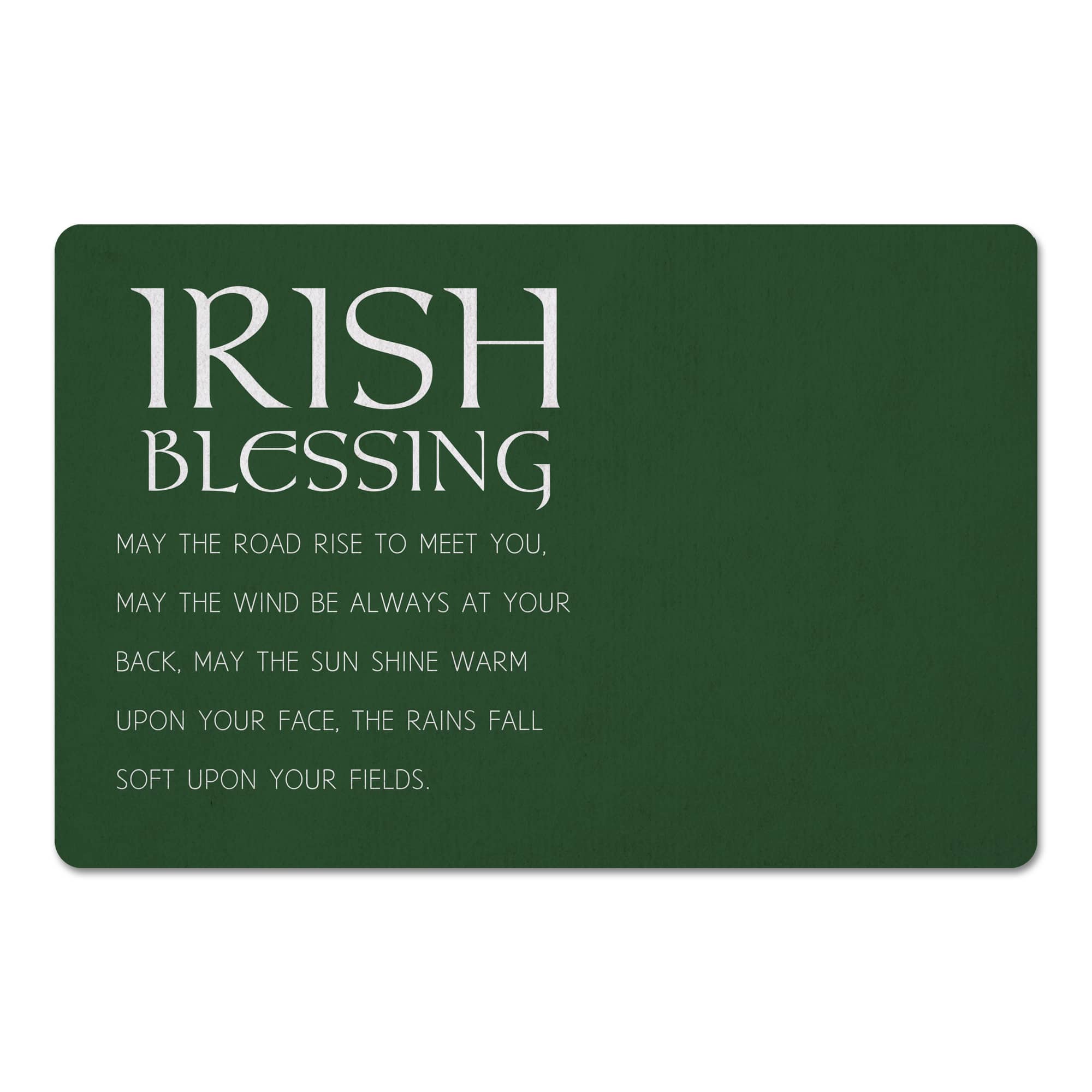 Irish Blessing 18&#x22; x 27&#x22; Floor Mat