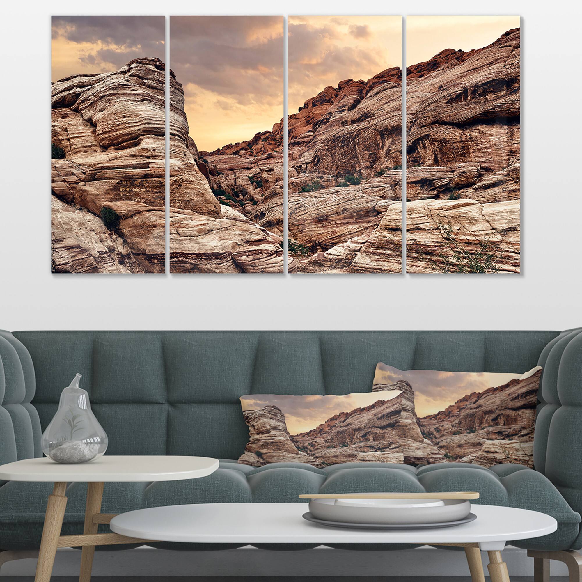 Designart - Scenic Red Rock Canyon in Nevada