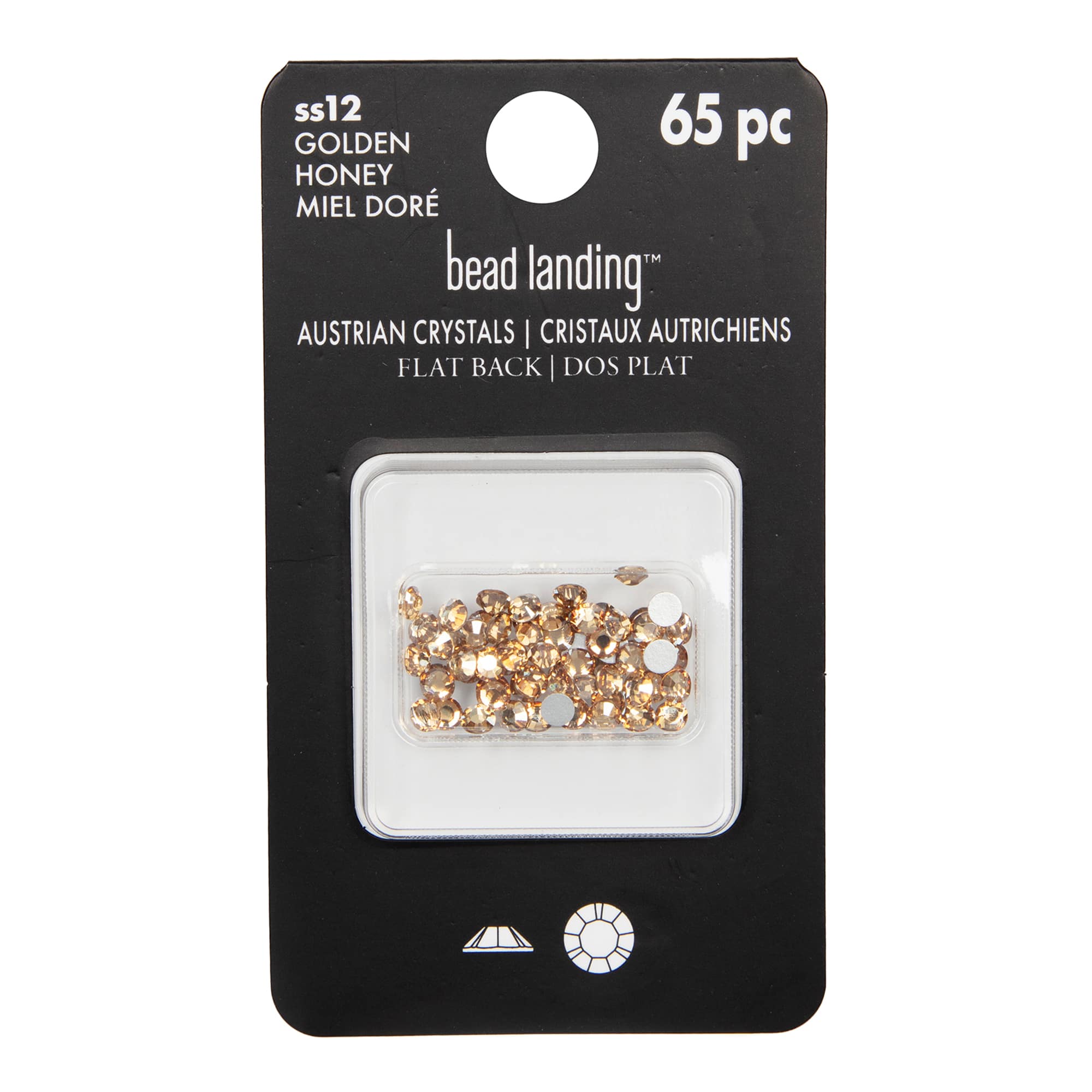 SS12 Round Flatback Austrian Crystals by Bead Landing