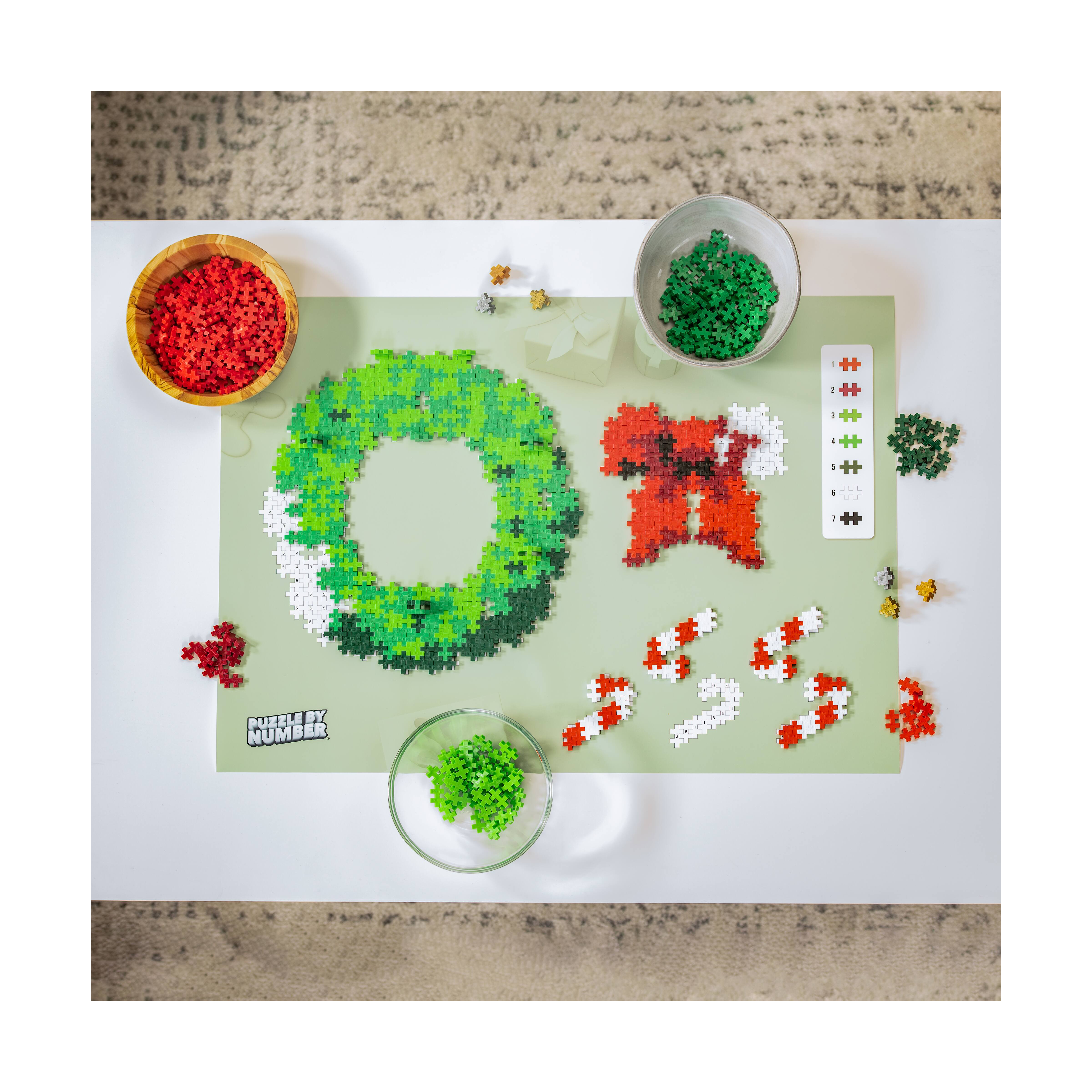 Puzzle By Number - Wreath: 500 Pcs