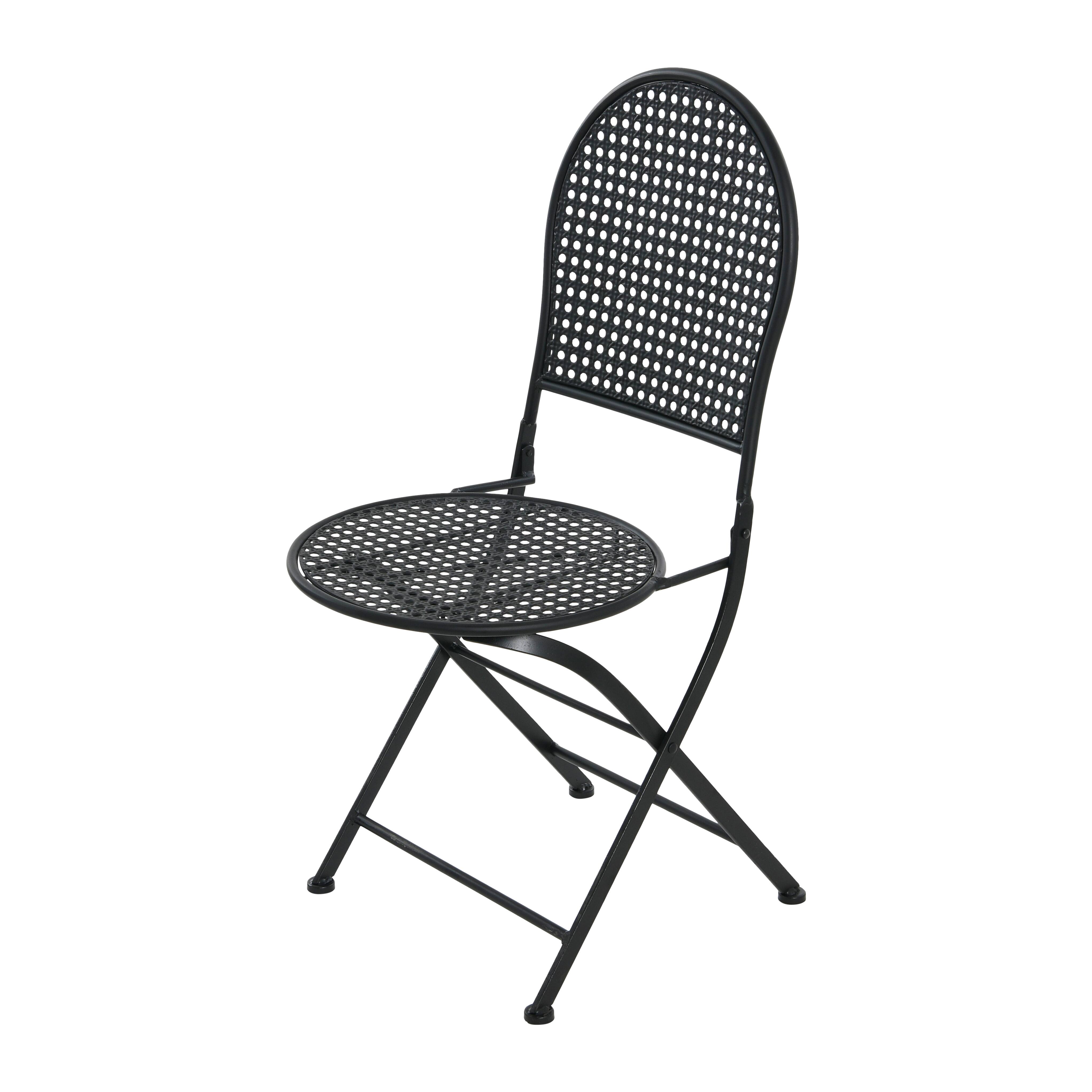 Metal Cane Outdoor Bistro Patio Set