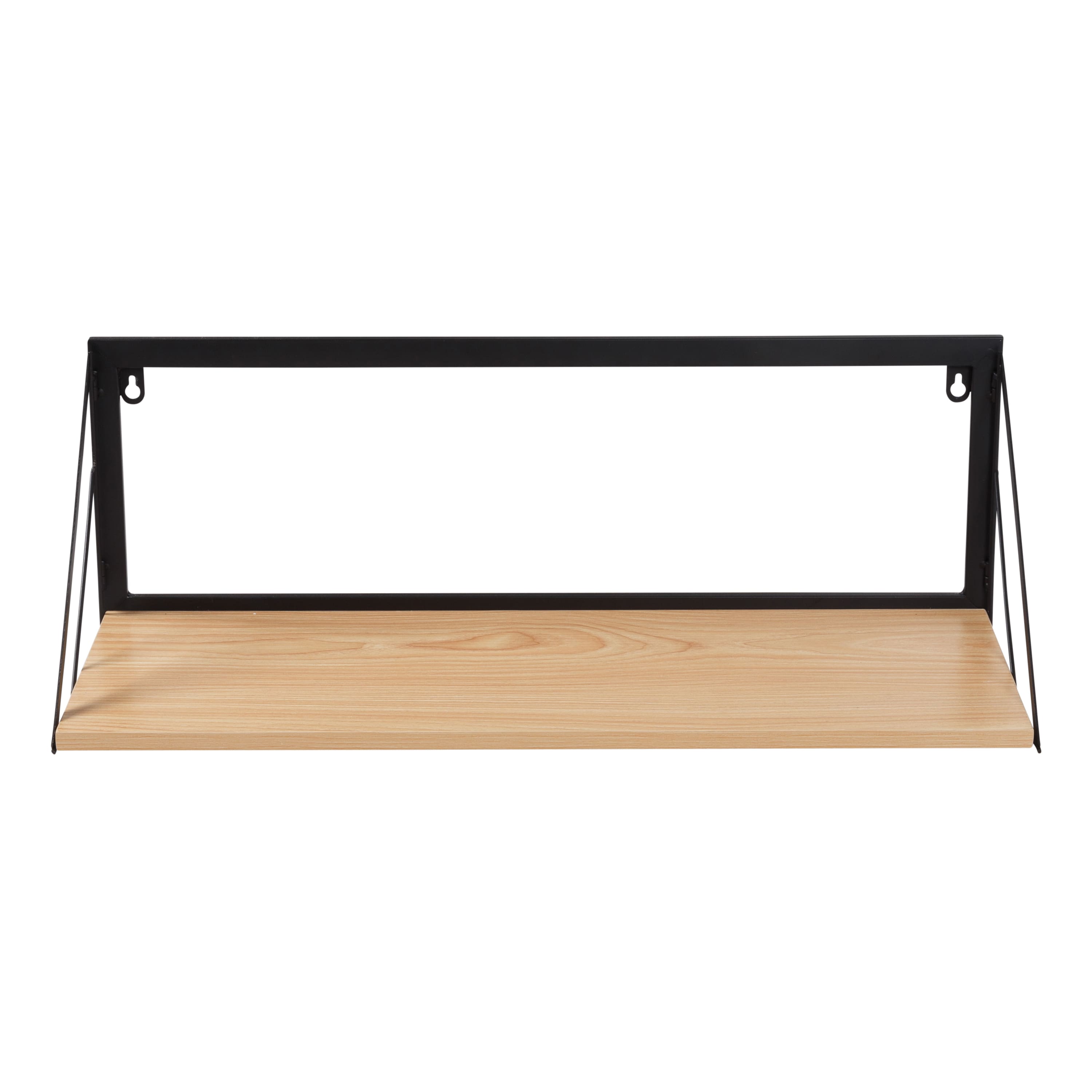 Honey Can Do 24&#x22; Maple Mountable Wood Shelf