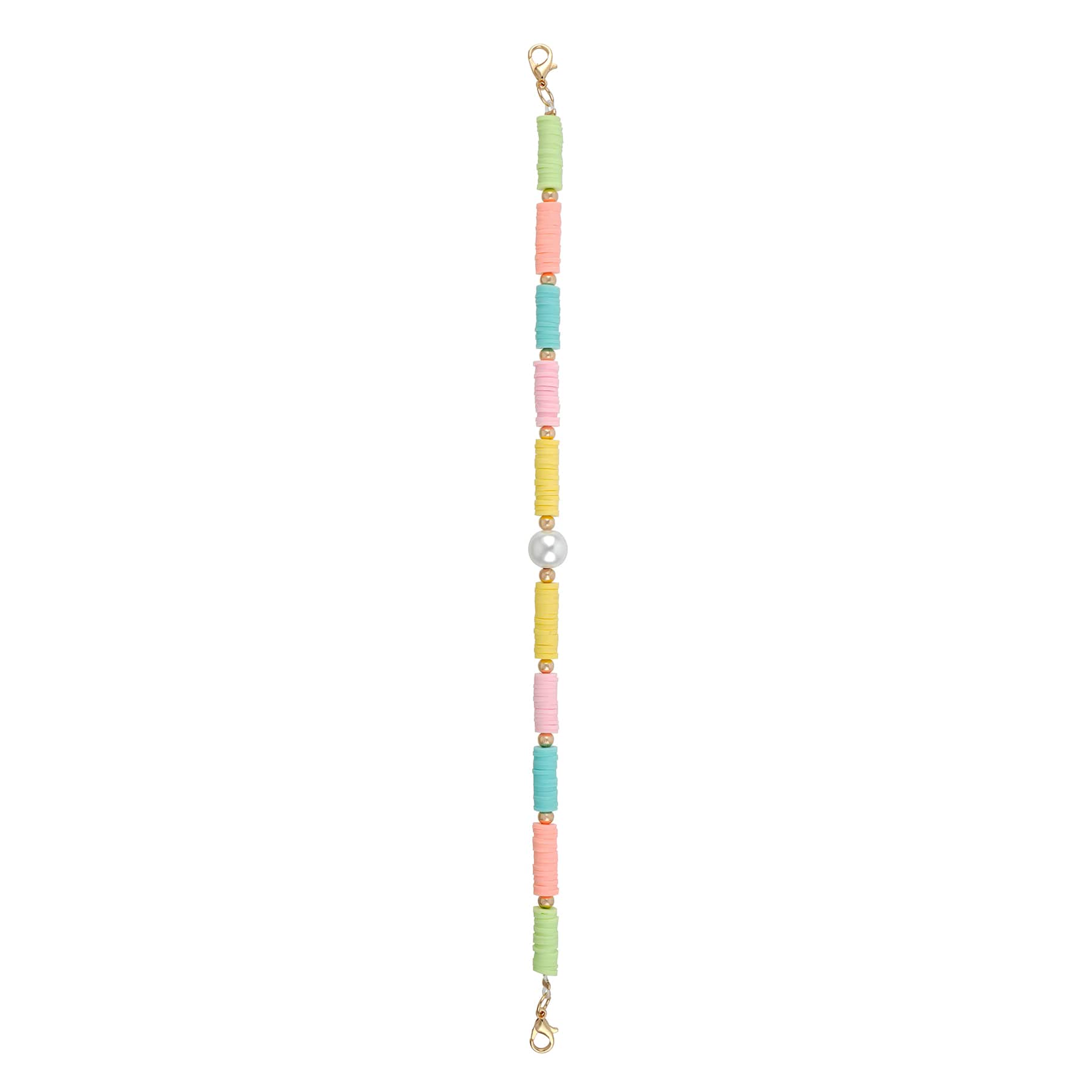 9.5&#x22; Multicolor Round &#x26; Disc Bead Hat Accessory by Make Market&#xAE;