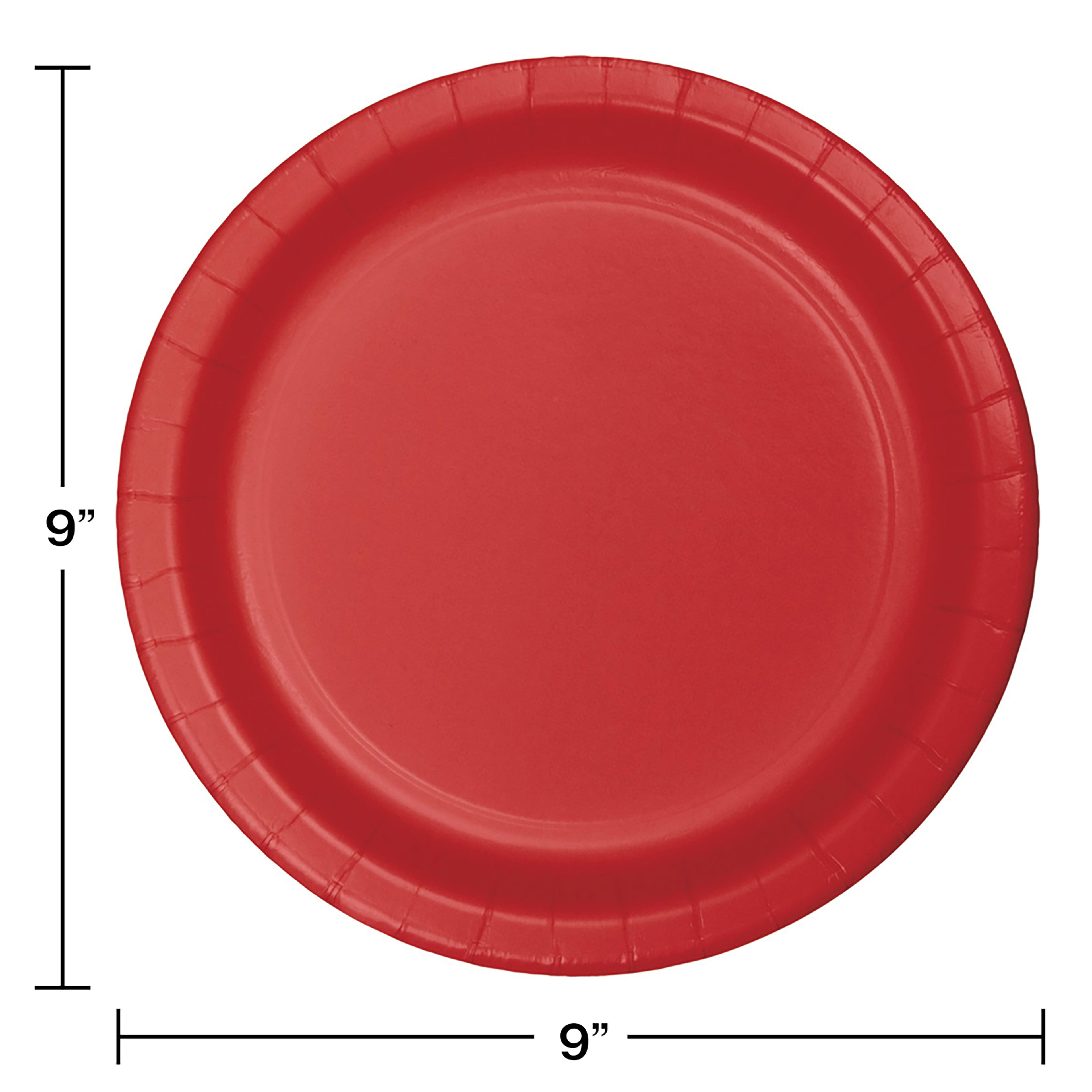 9&#x22; Solid Paper Plates, 24ct.