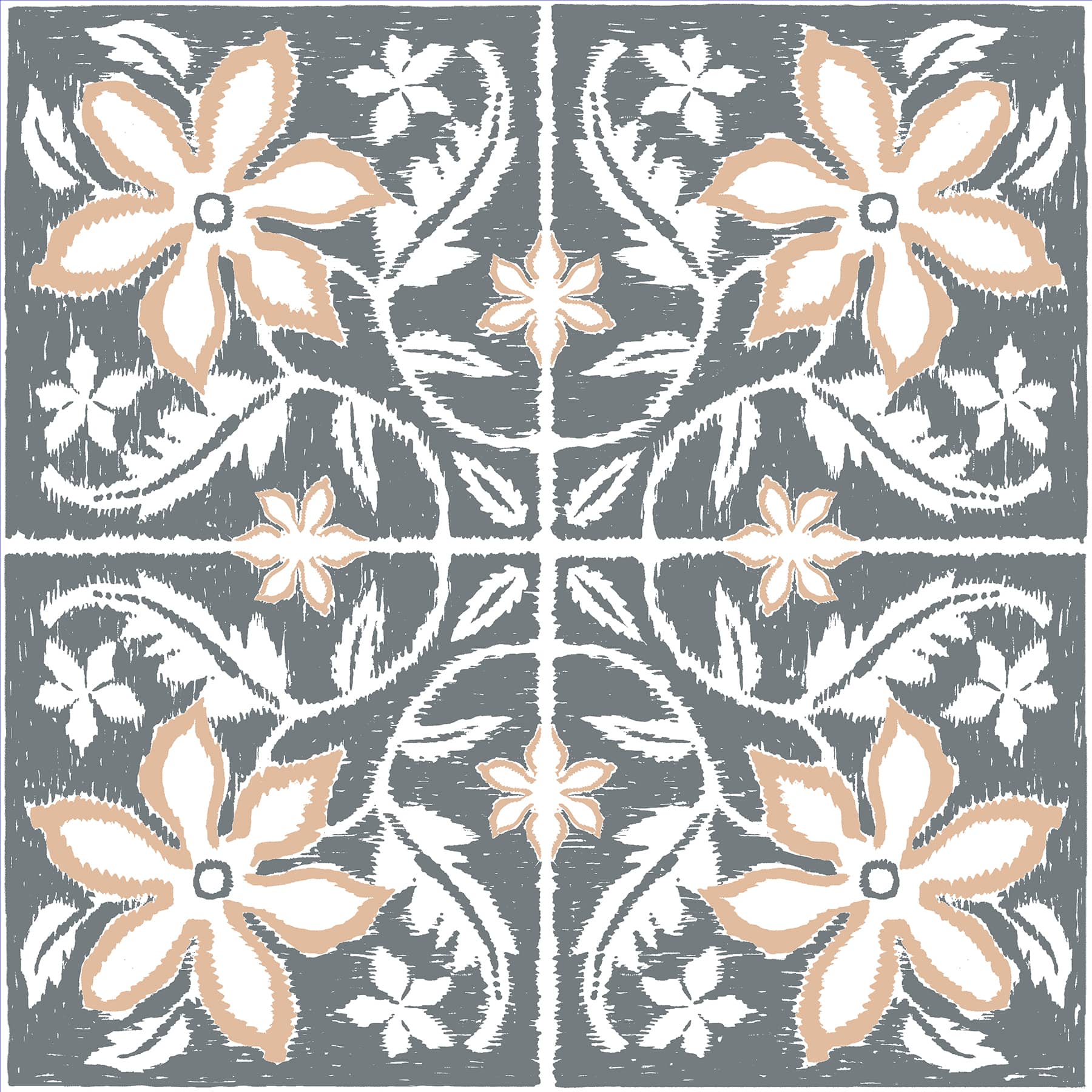 FloorPops Lillium Peel & Stick Floor Tiles