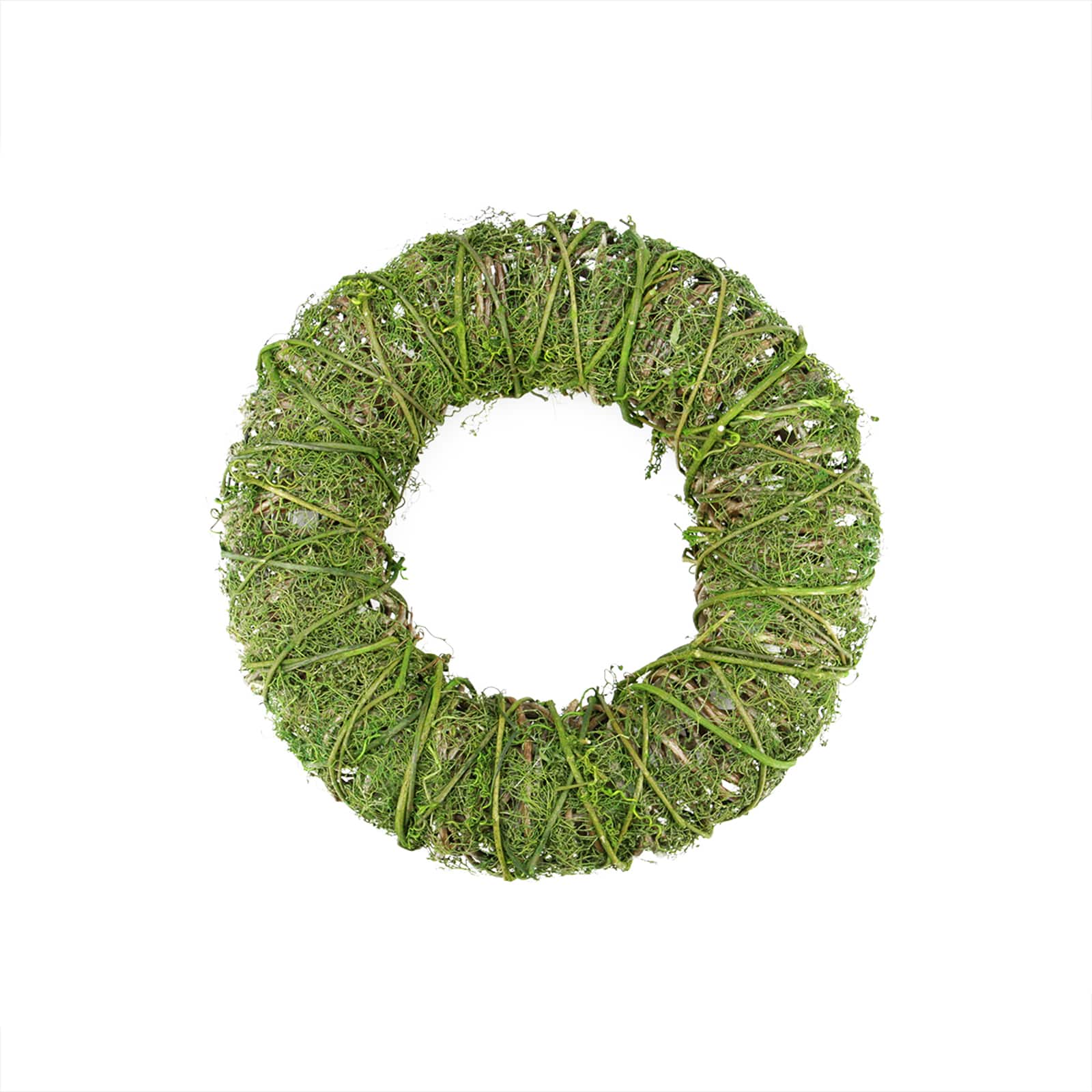 15&#x22; Spring Green Moss and Vine Wreath