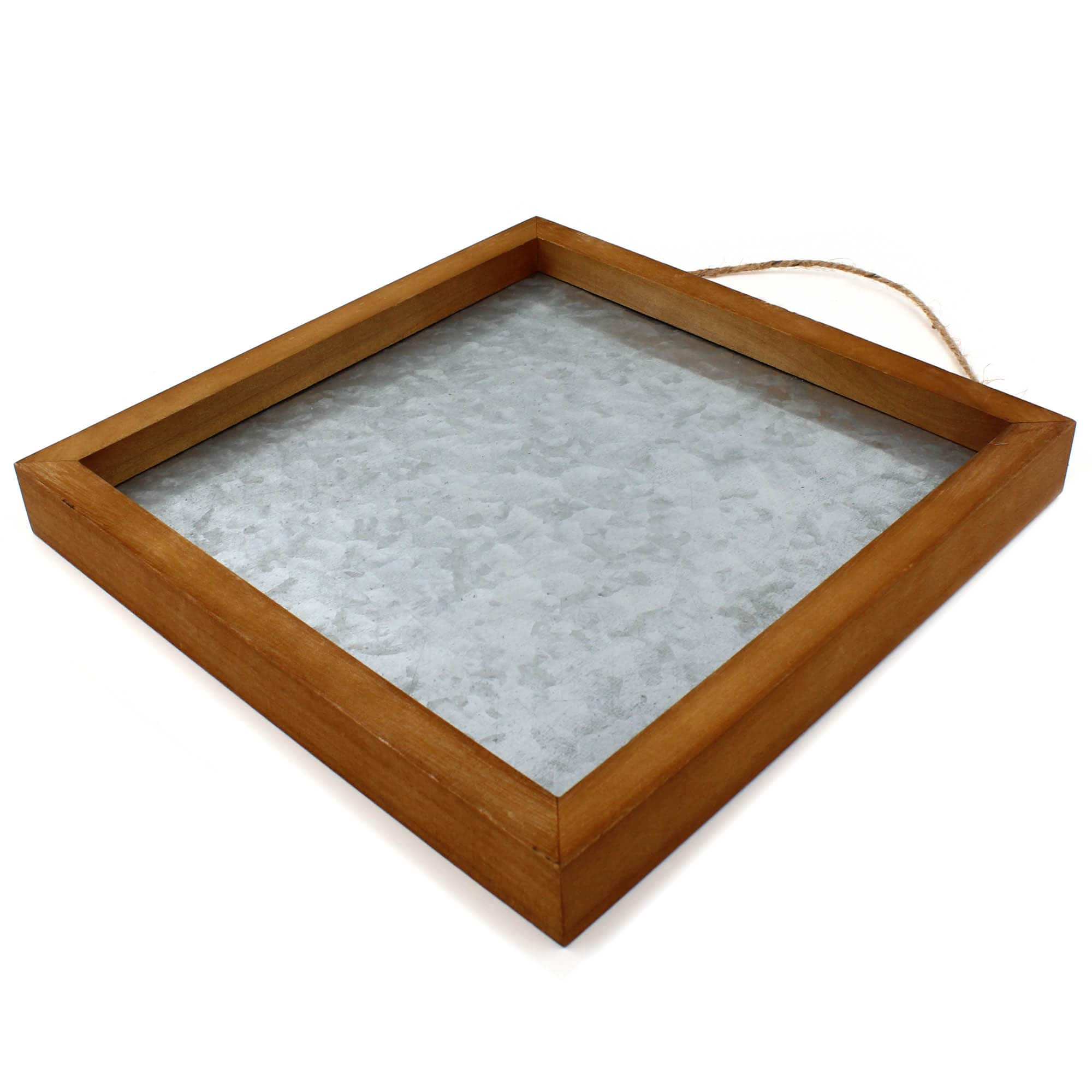 ArtSkills® 3 Pack 10" x 10" Wood Framed Metal Plaque