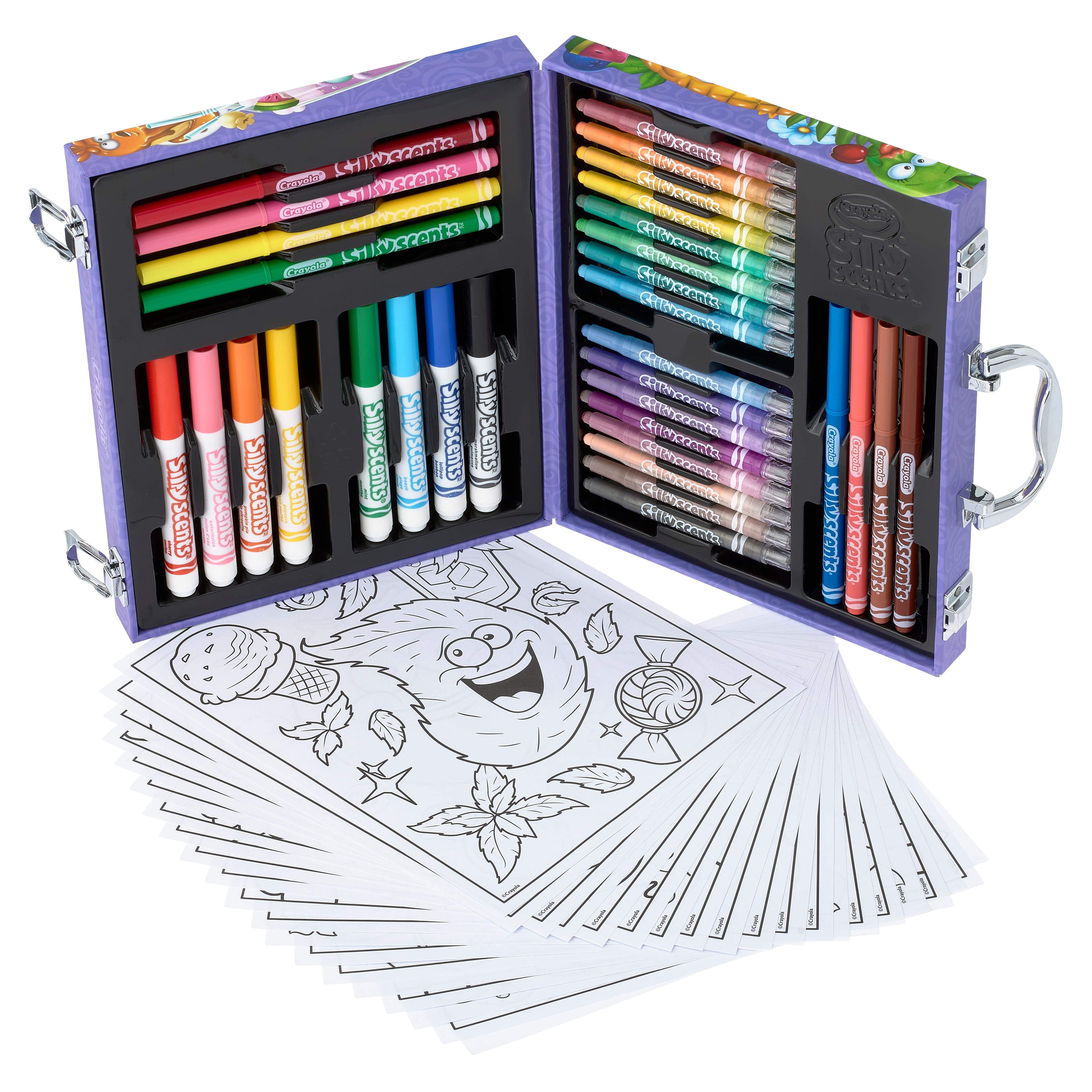 8 Pack: Crayola&#xAE; Silly Scents&#x2122; Mini Art Case
