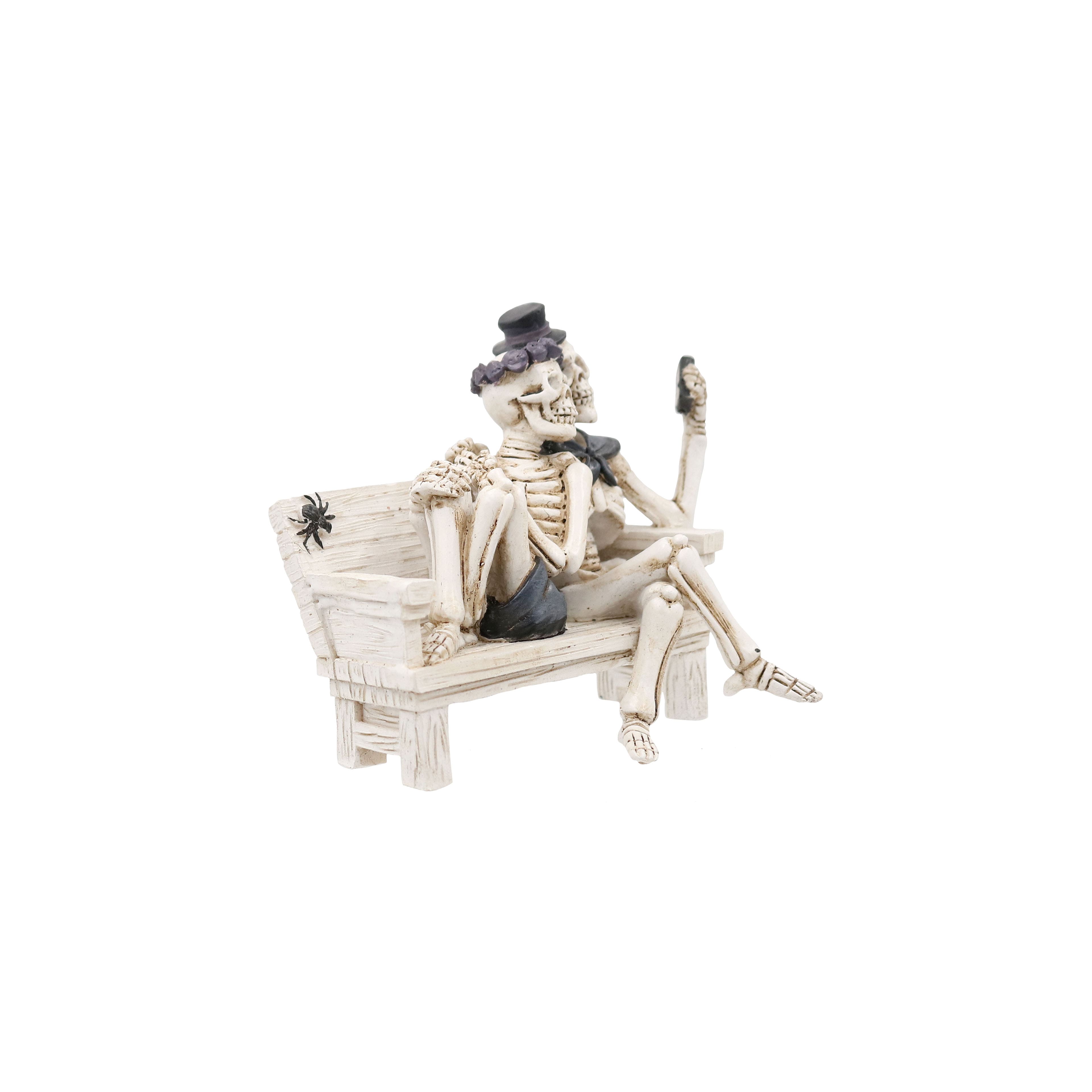 Mini Selfie Skeletons on Bench by Ashland&#xAE;
