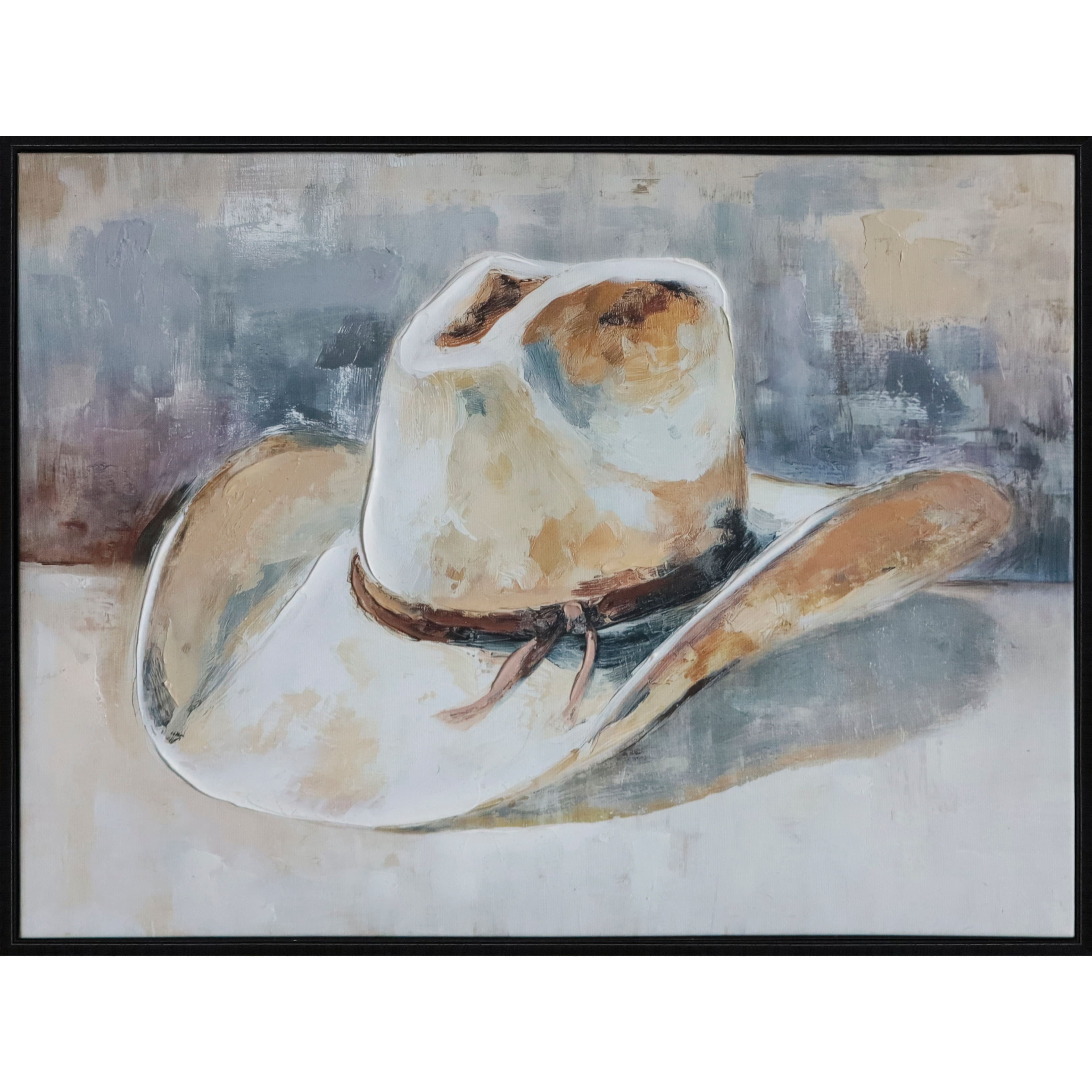 24" x 18" White Cowboy Hat Wall Décor by Ashland®