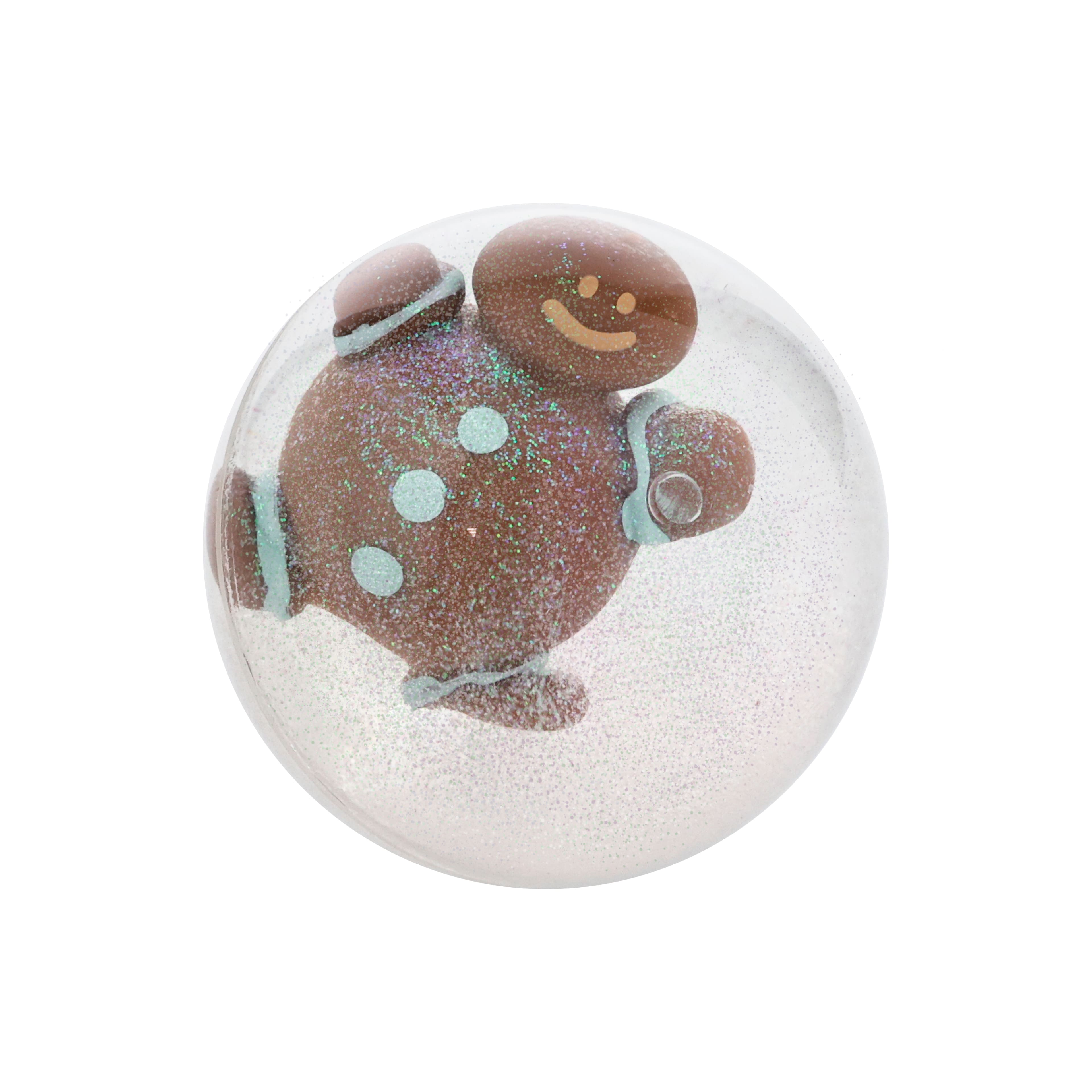 Gingerbread Man Light-Up Glitter Water Ball by Creatology&#x2122;