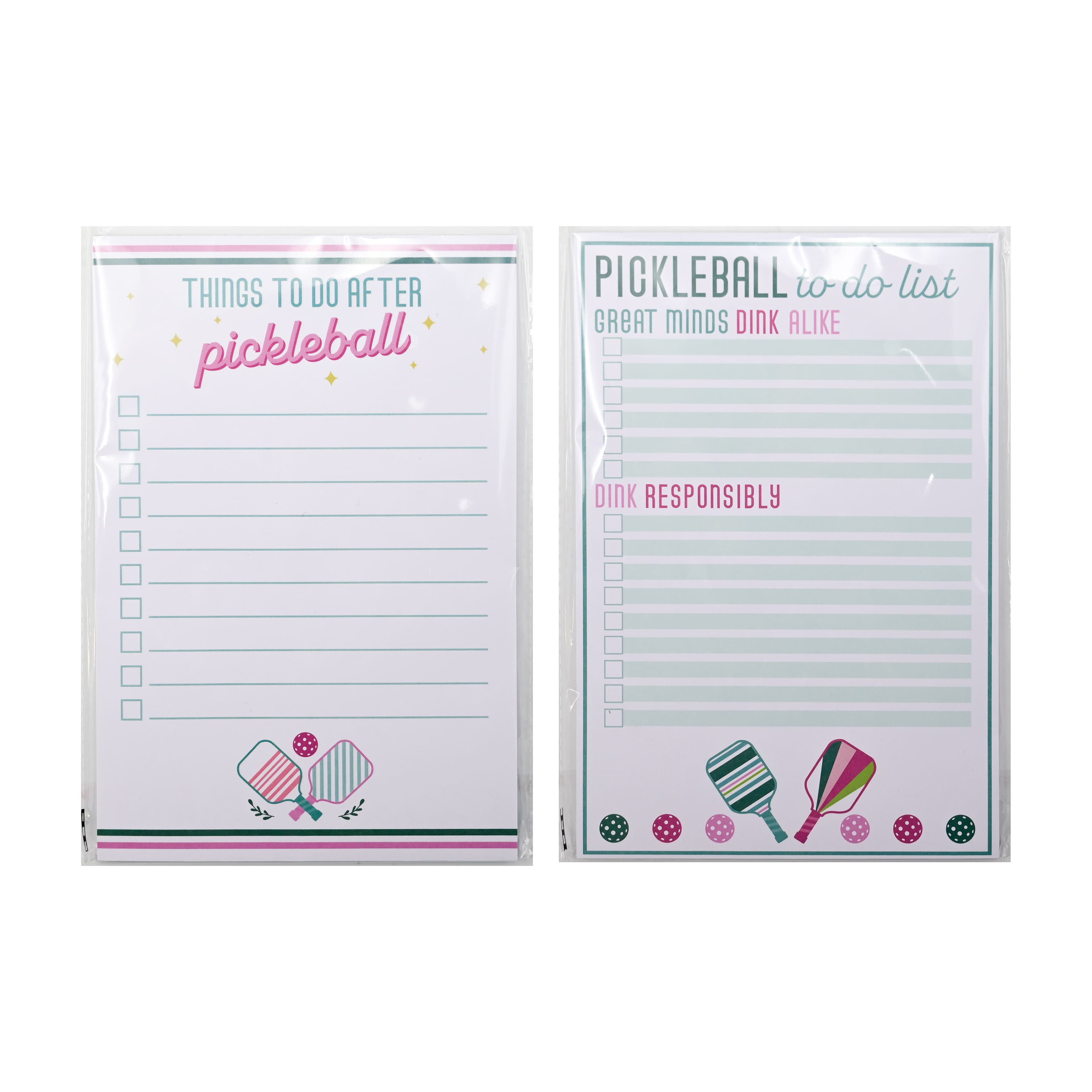Assorted 6" x 9" Pickleball Notepad, 1pc. by Fab Finds