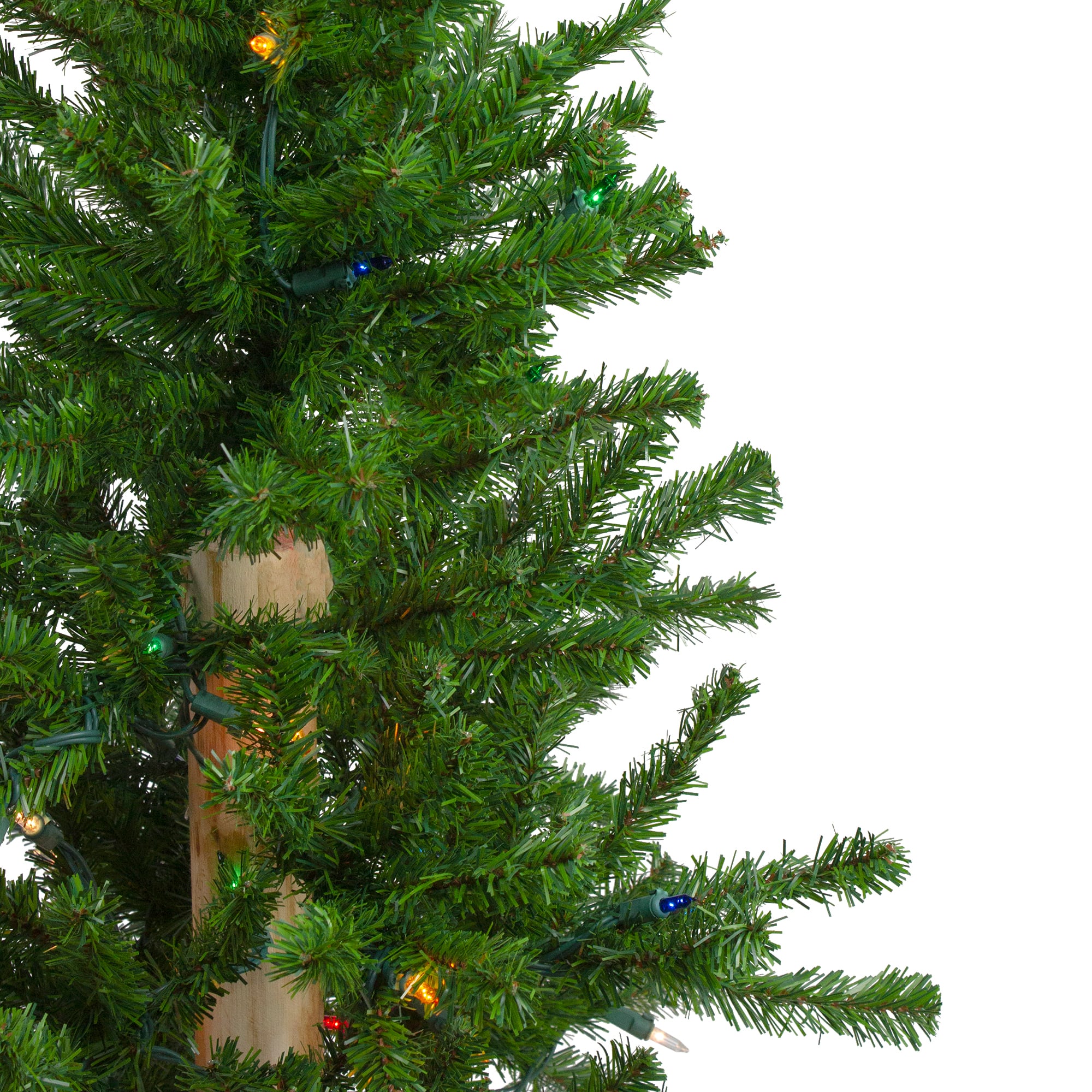 3ft. Pre-Lit Alpine Artificial Christmas Tree, Multicolor Lights
