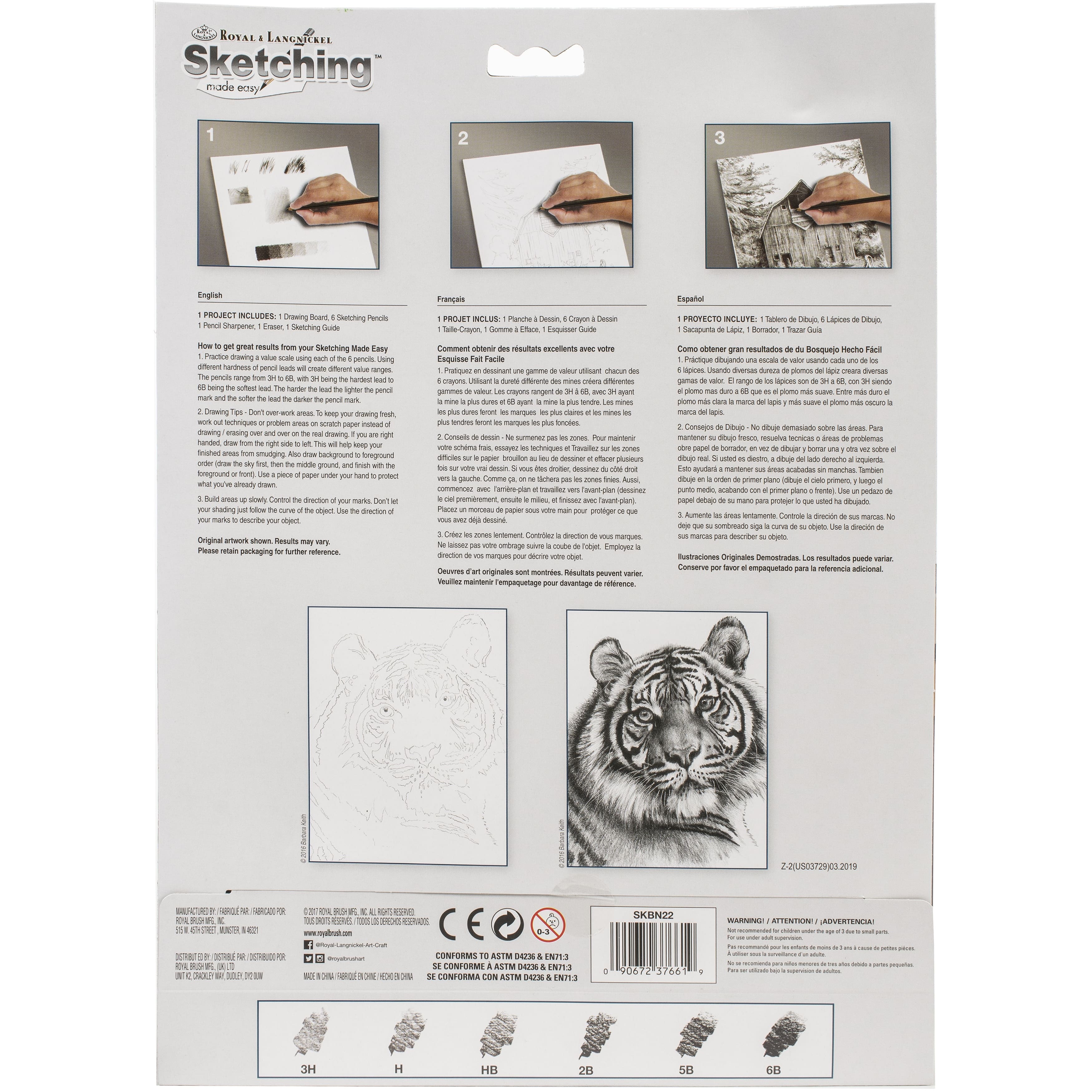 Royal &#x26; Langnickel&#xAE; Sketching Made Easy&#x2122; Clawdia Kit