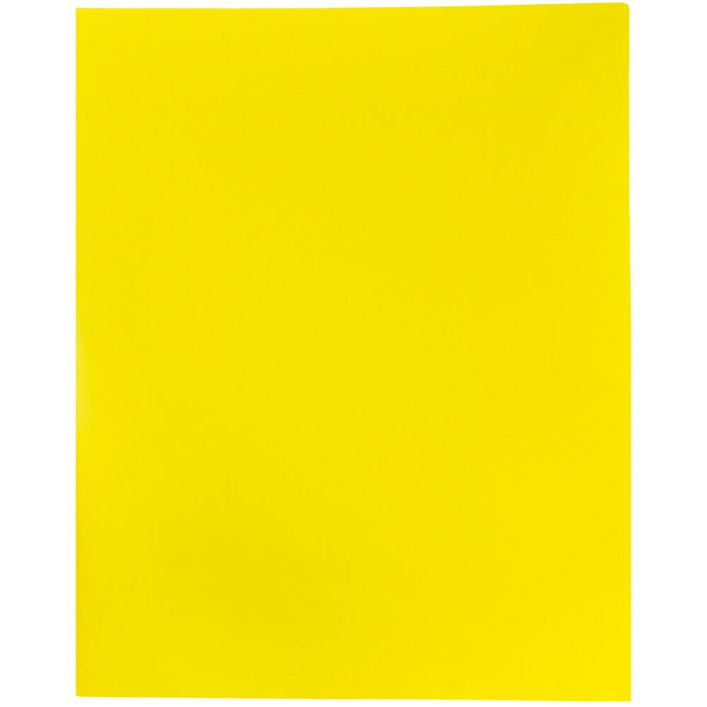 JAM Paper 9.5&#x22; x 11.5&#x22; Plastic 2 Pocket School POP Folders, 6ct.