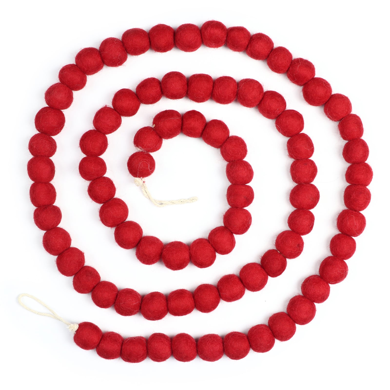 6ft. Red Felt Pom Pom Garland by Ashland&#xAE;