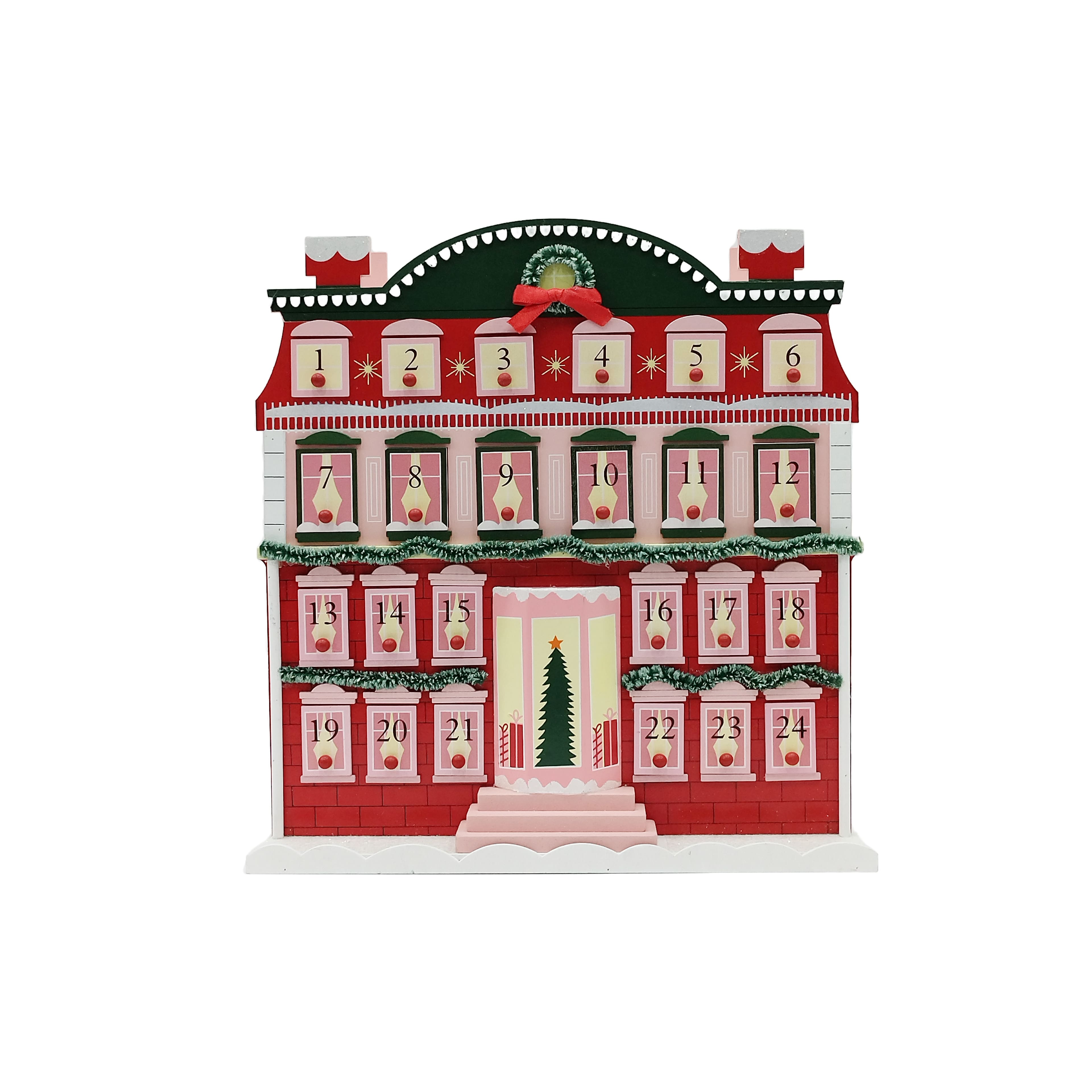 13&#x22; Holly Jolly Advent Calendar by Ashland&#xAE;