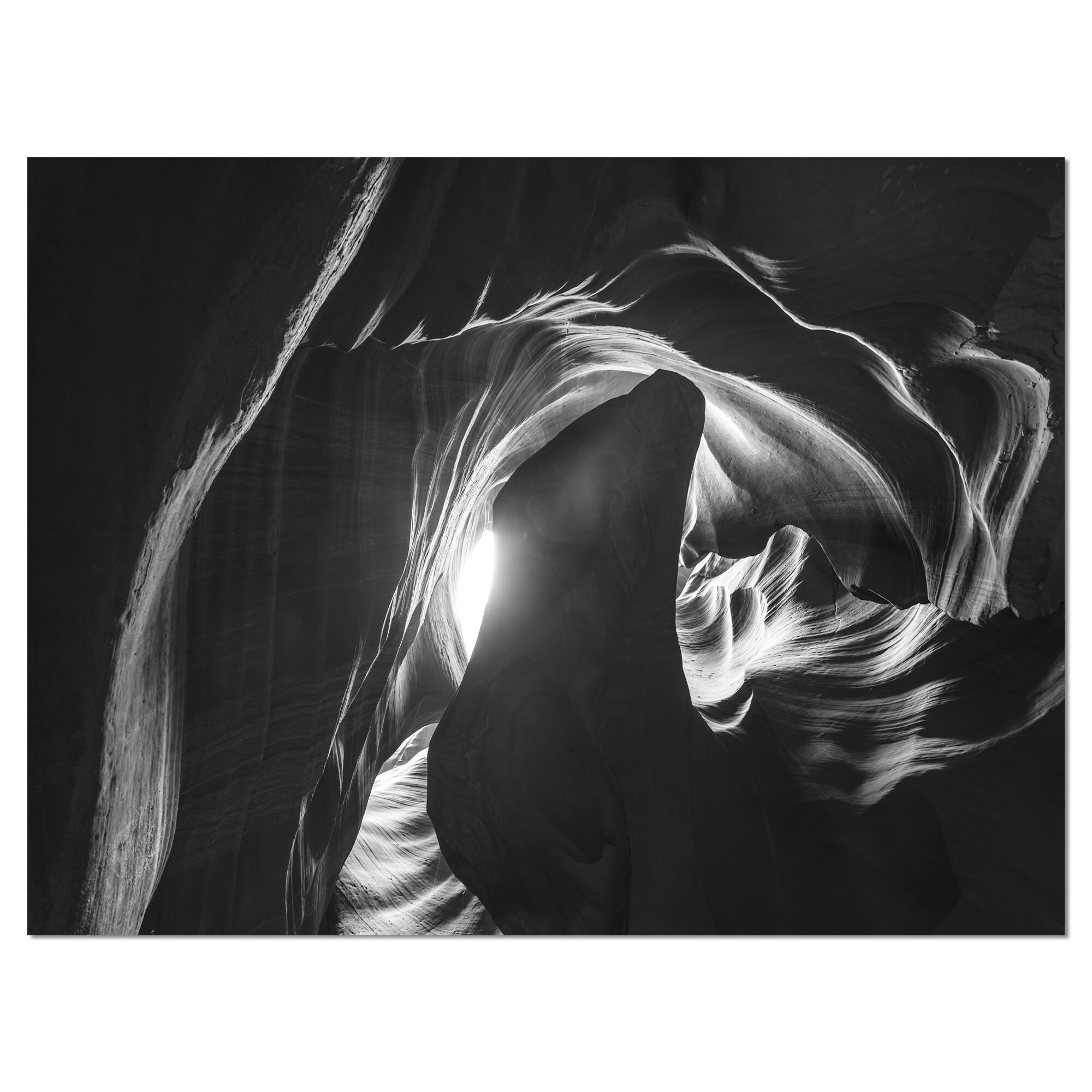 Designart - Antelope Canyon in Navajo - Landscape Photography Canvas Print