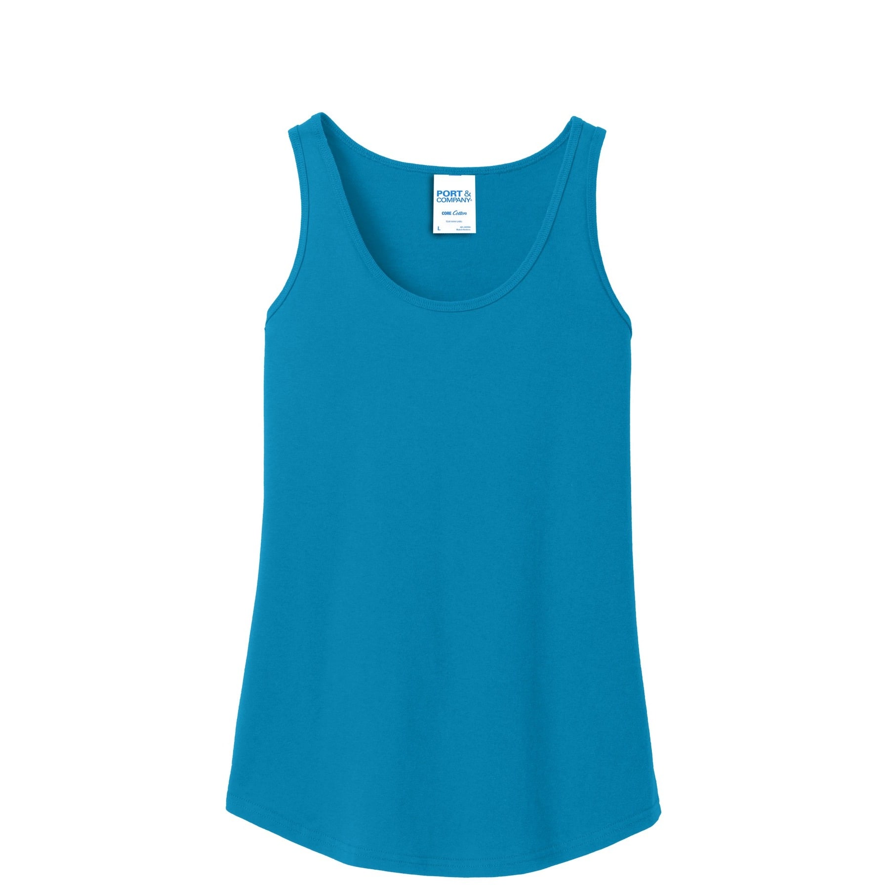 Port & Company&reg; Ladies Core Cotton Tank Top in Neon Blue | 3XL | Michaels&reg;